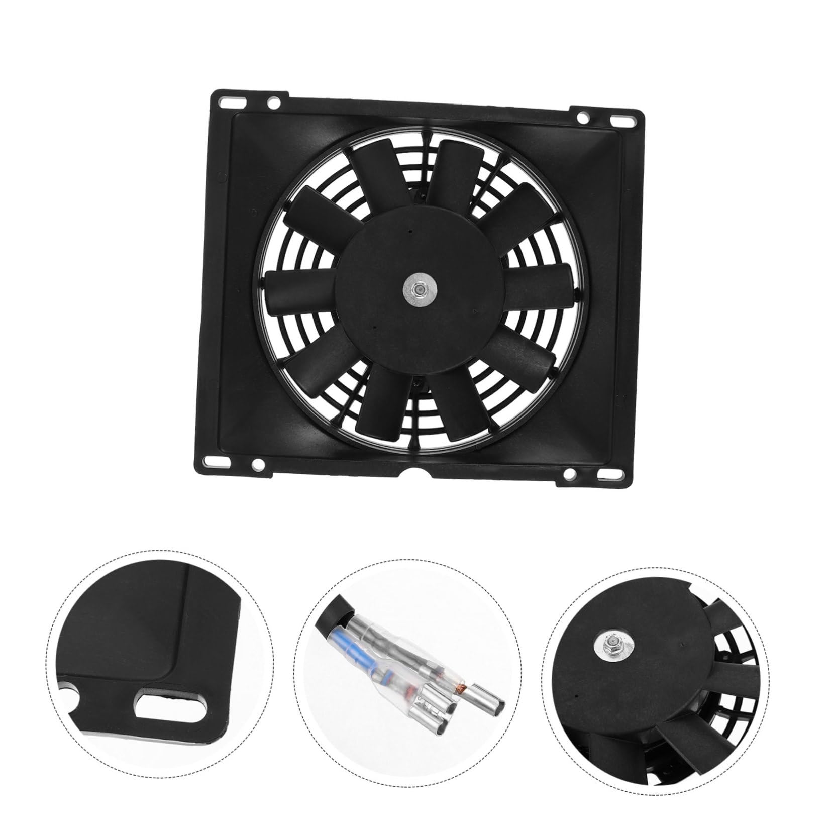 MAGICLULU 250 Ventola Radiatore per Moto da Cross Atv Raffreddamento Olio Elettrico Parte di Ricambio per Motociclette