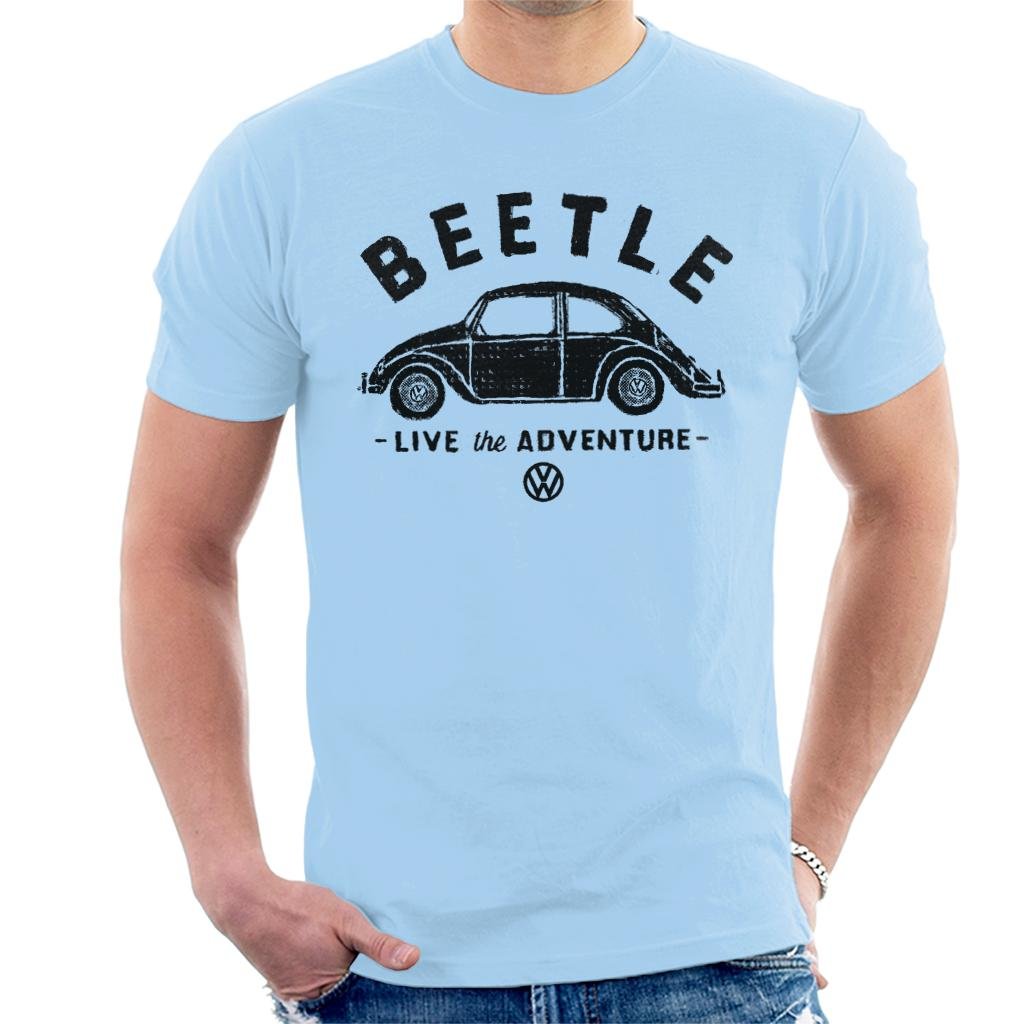 Volkswagen Beetle T-Shirt - Blue - Cotton - M