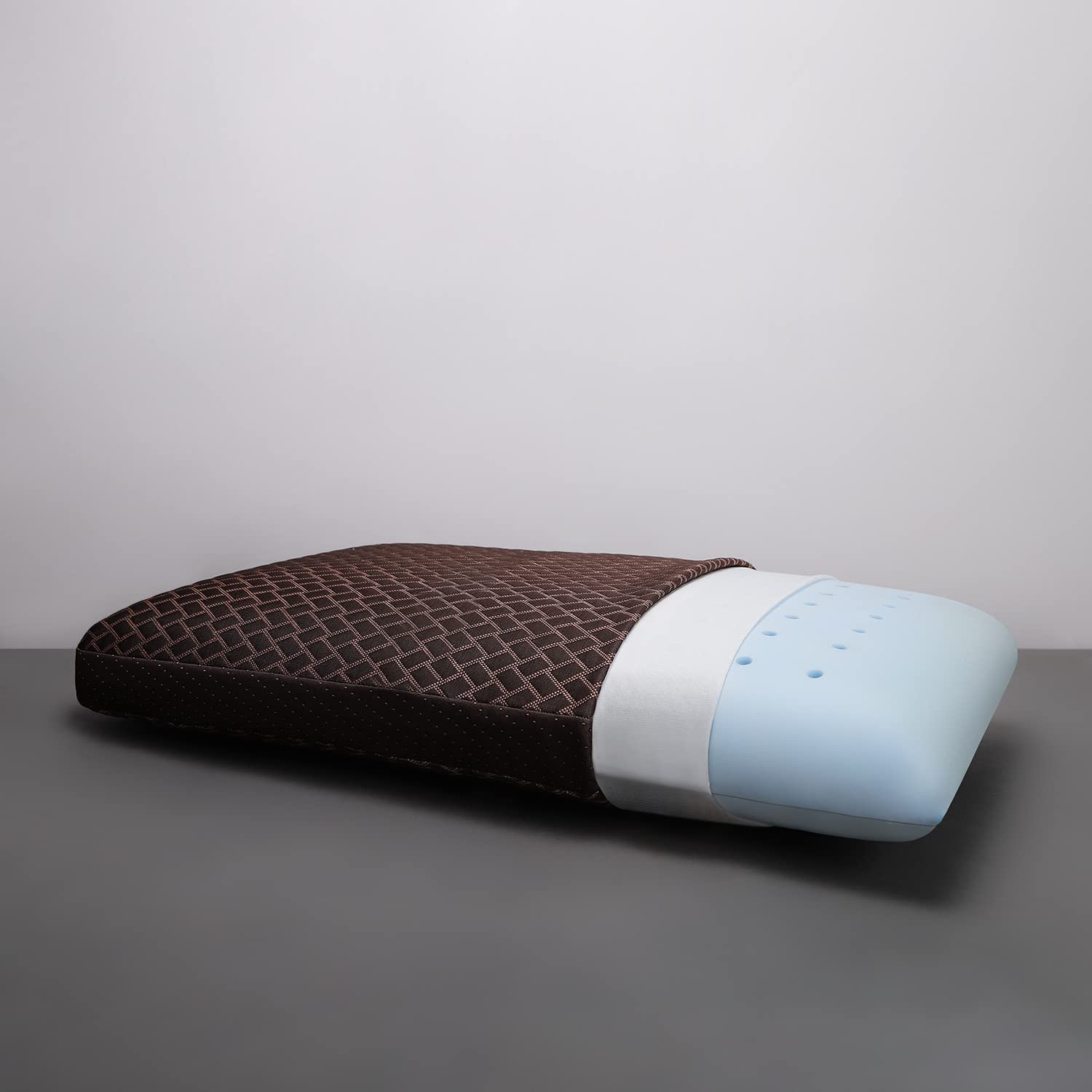 LA VERNE Cooling Gel Infused Pincore Technology Breathable Memory Foam Pillow with 3S Rebound (Standard, Brown, 1) (B0C1X4ZSFW) Amazon Price History, Amazon Price Tracker