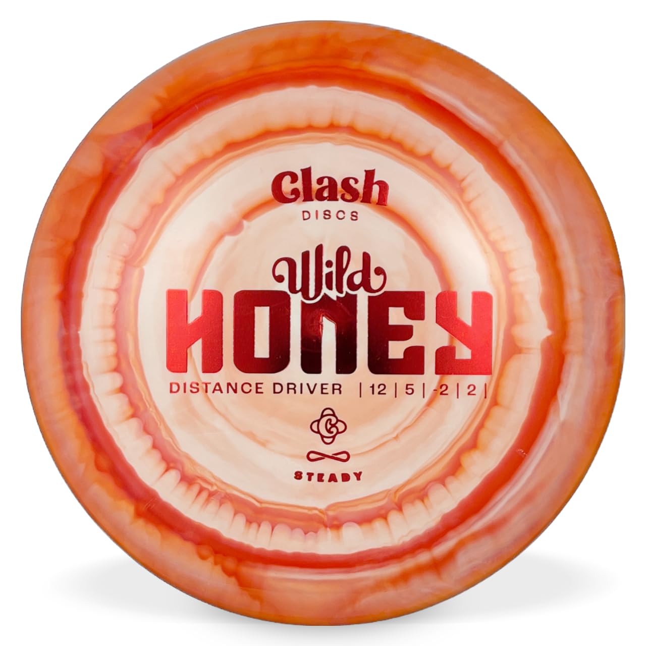 Wild Honey by Clash Discs | Premium Steady Ring Plastic | High Speed Disc Golf Distance Driver (Colors Vary)