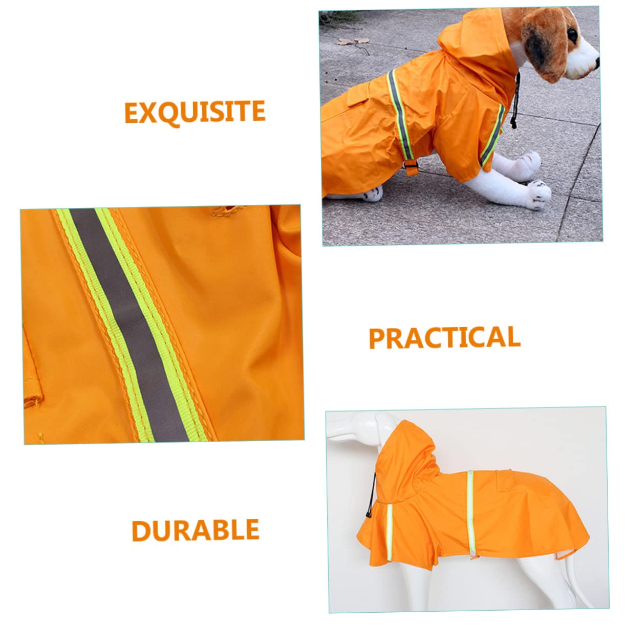 Manteaux de Pluie imperméables pour Chien, imperméable pour Chien, 2 pièces, imperméable pour Chien, imperméable pour Chiot, Vestes de Pluie pour grands Chiens,