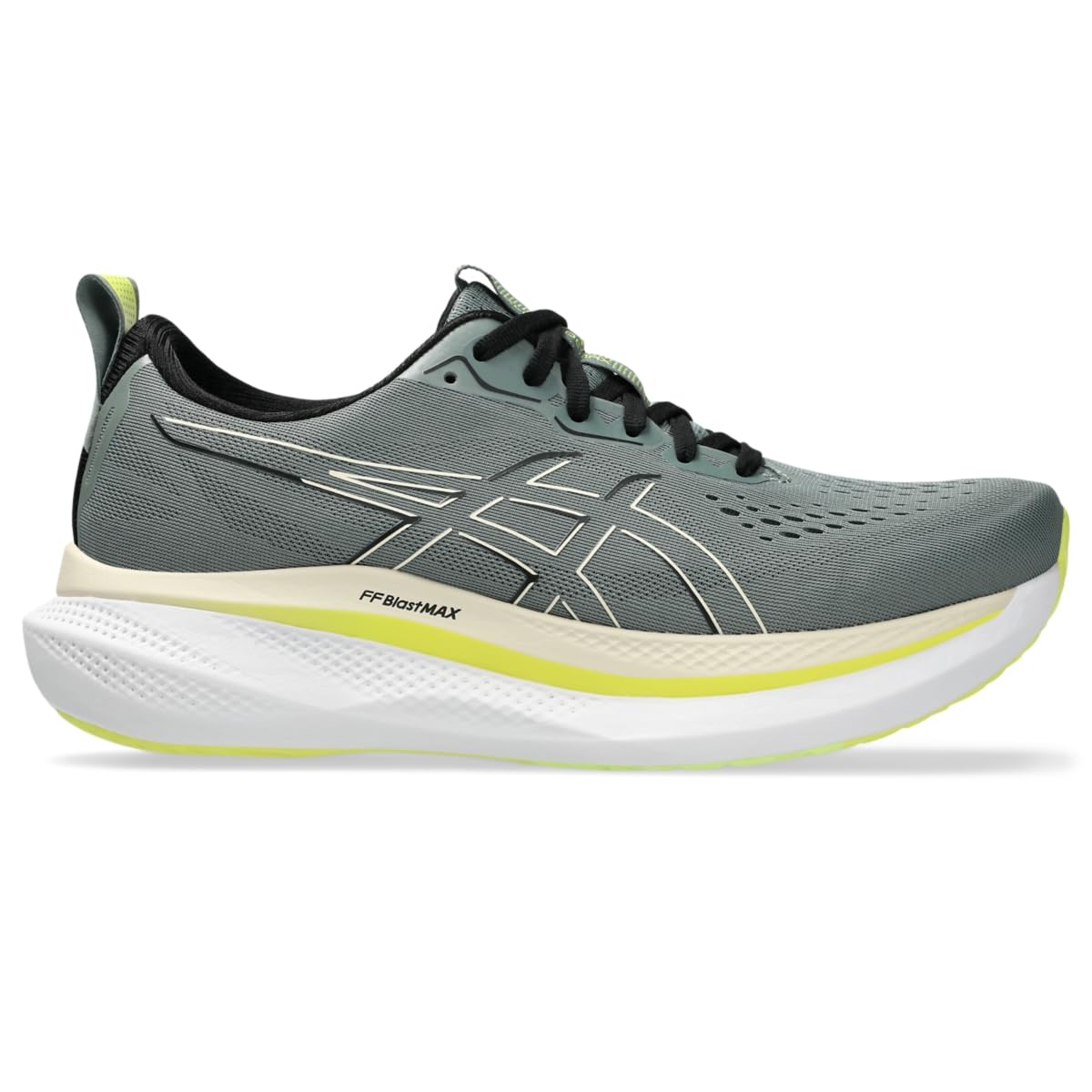 Asics GLIDERIDE MAX - Tenis de Correr para Hombre, Monument Blue/Vanilla