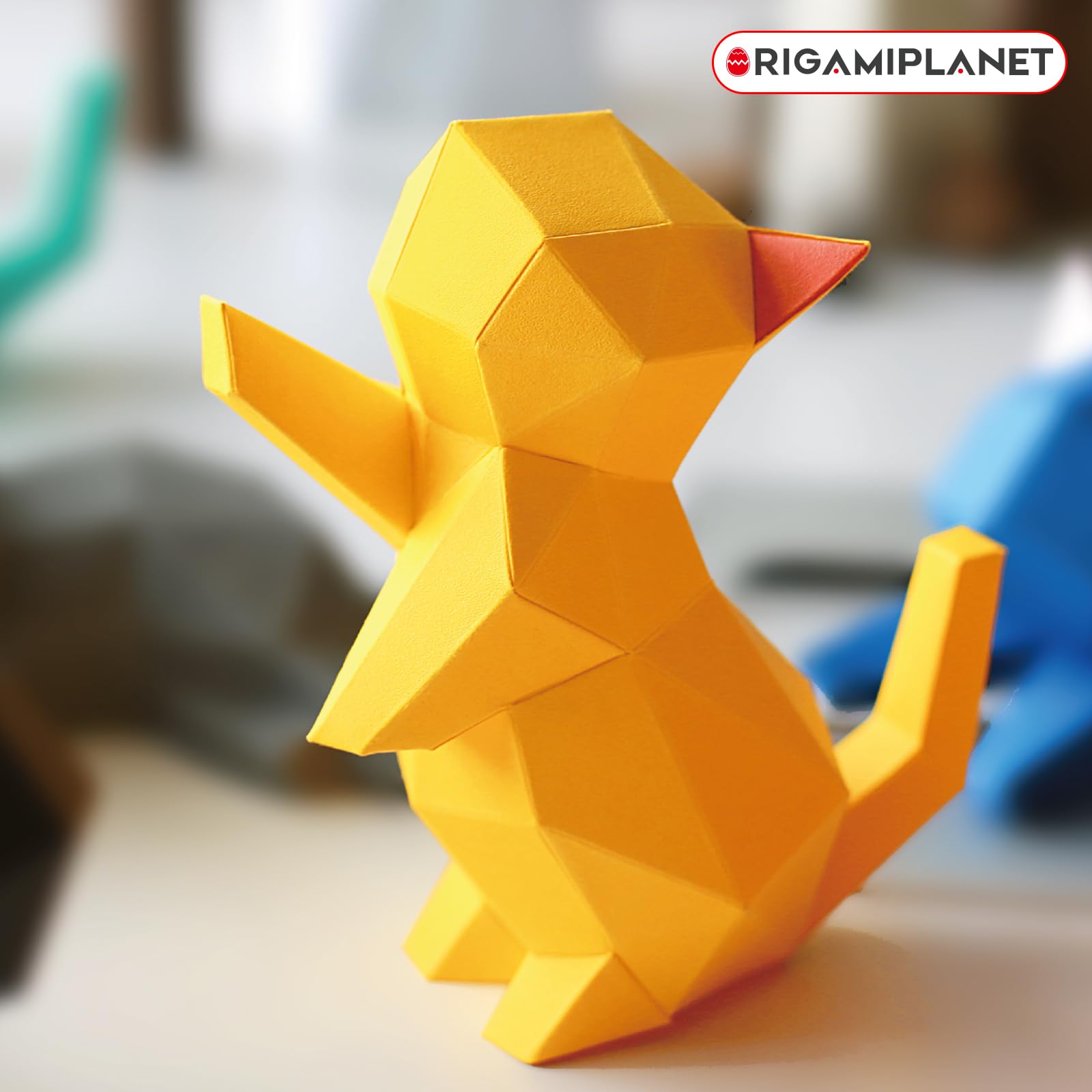 Amazon.co.jp: ORIGAMIPLANET 立体折り紙クラフトキット-Starpaw