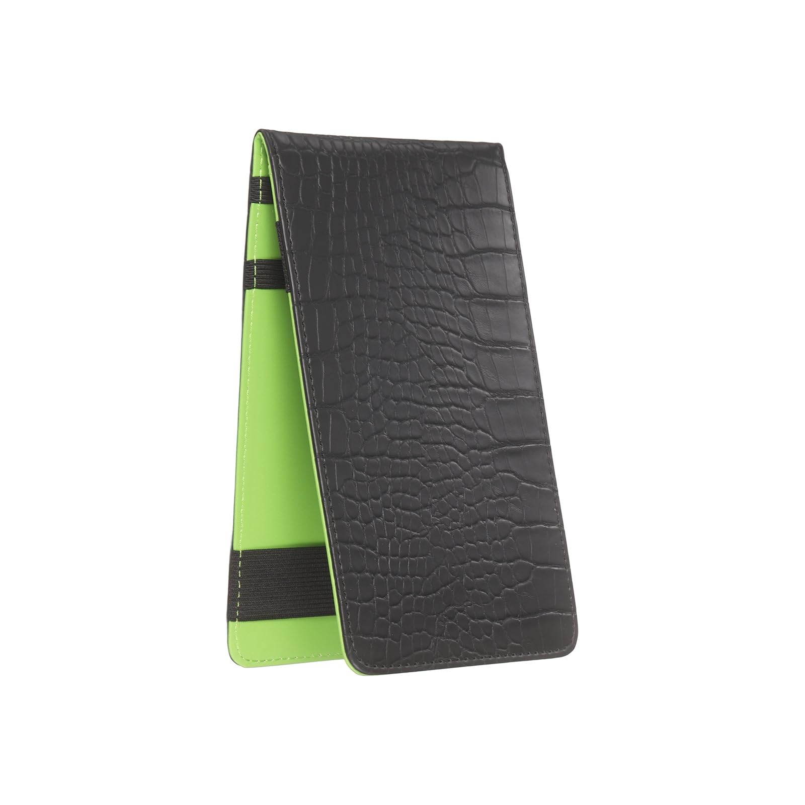 YELARXI Golf Scorecard Holder, PU Leather Yardage Book Cover with Elastic Straps Golf Score Book Pocket Size Card Holder & Dark Green-Fitting for (Course/Game/Practice/Men Women Golfer) โ image 1