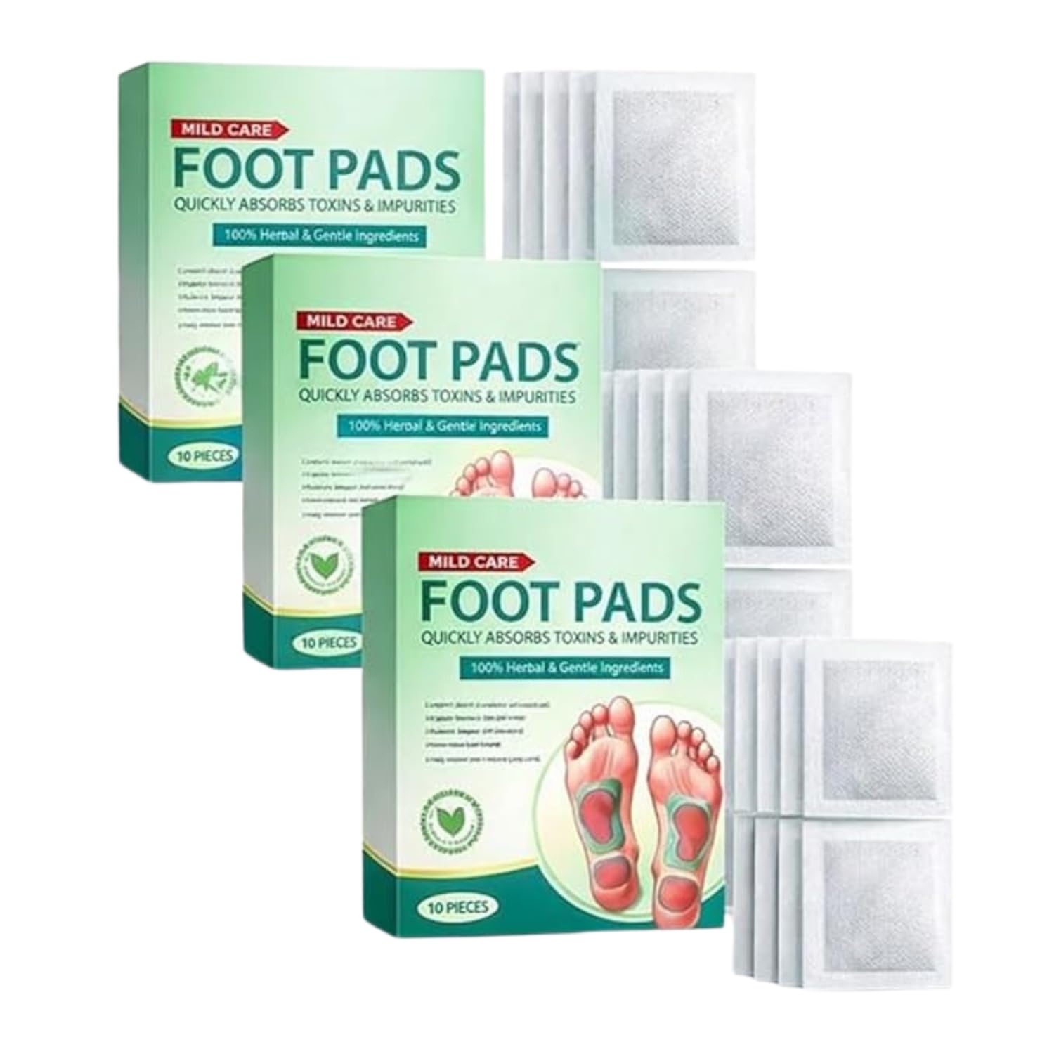 Herbal Detox Foot Pads for Toxin Removal | Bamboo Vinegar Foot Patches for Feet Cleansing, Sleep Aid & Fatigue Relief | Overnight Use | Foot Patch with Acupoint Micro-Massage Technology For Men And Women (Pack of 3)-image-38