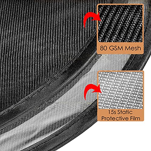 Car Sun Shades, 17" X 14" 2 Pack Car Window Cling Sunshade Protector - Protection Your Kids And Pets In The Back Seat, Blocks Over Of Glare And Uv Rays (Transparent) #TOP3