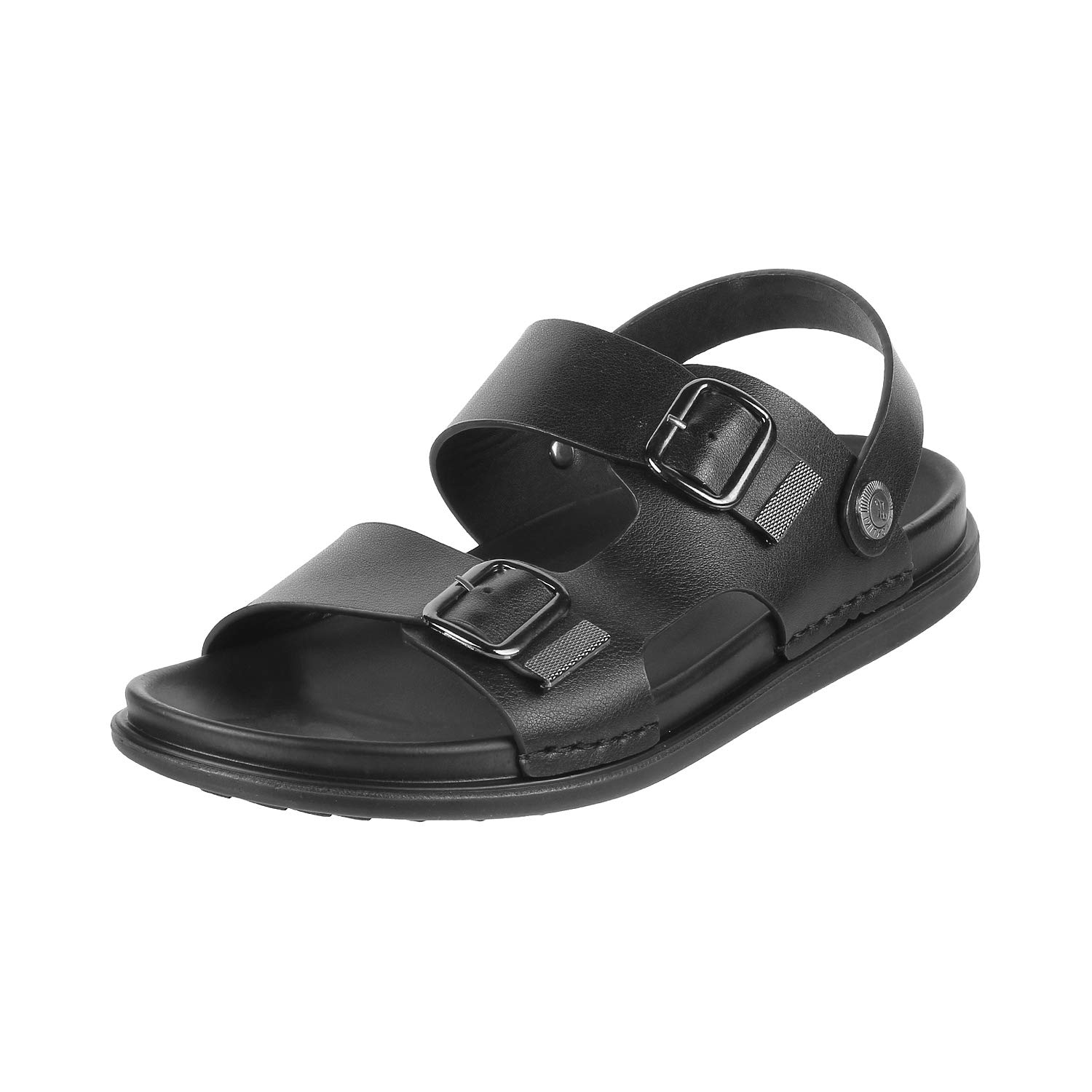 Mochi Men Black Synthetic Sandals SIZE (8 UK/India (42EU)) (14-9949-11-42-BLACK) (B07ZS7HNL1) Amazon Price History, Amazon Price Tracker