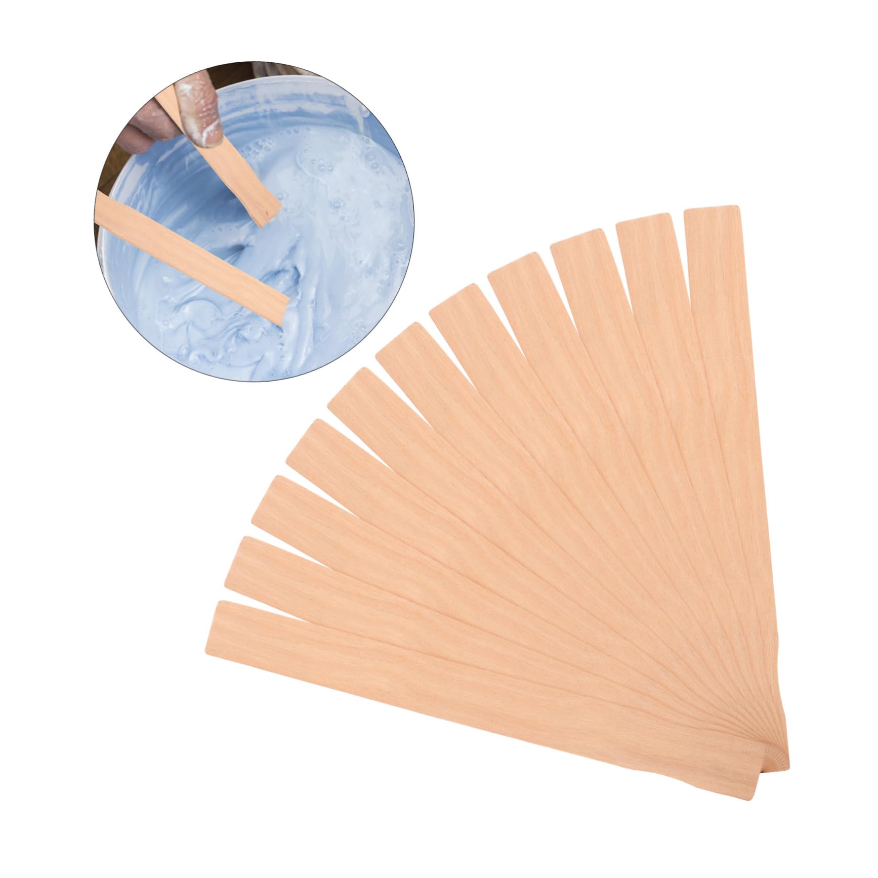 Ciieeo 5 Ensembles Bâtonnets Bois Pour Mélanger Peinture Outils De Mélange Manuels Pour Projets De Peinture 25 Pièces * 5