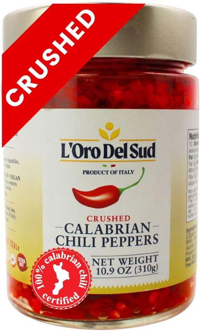 Crushed Calabrian Chili Peppers Paste, 9.8 oz (280 g