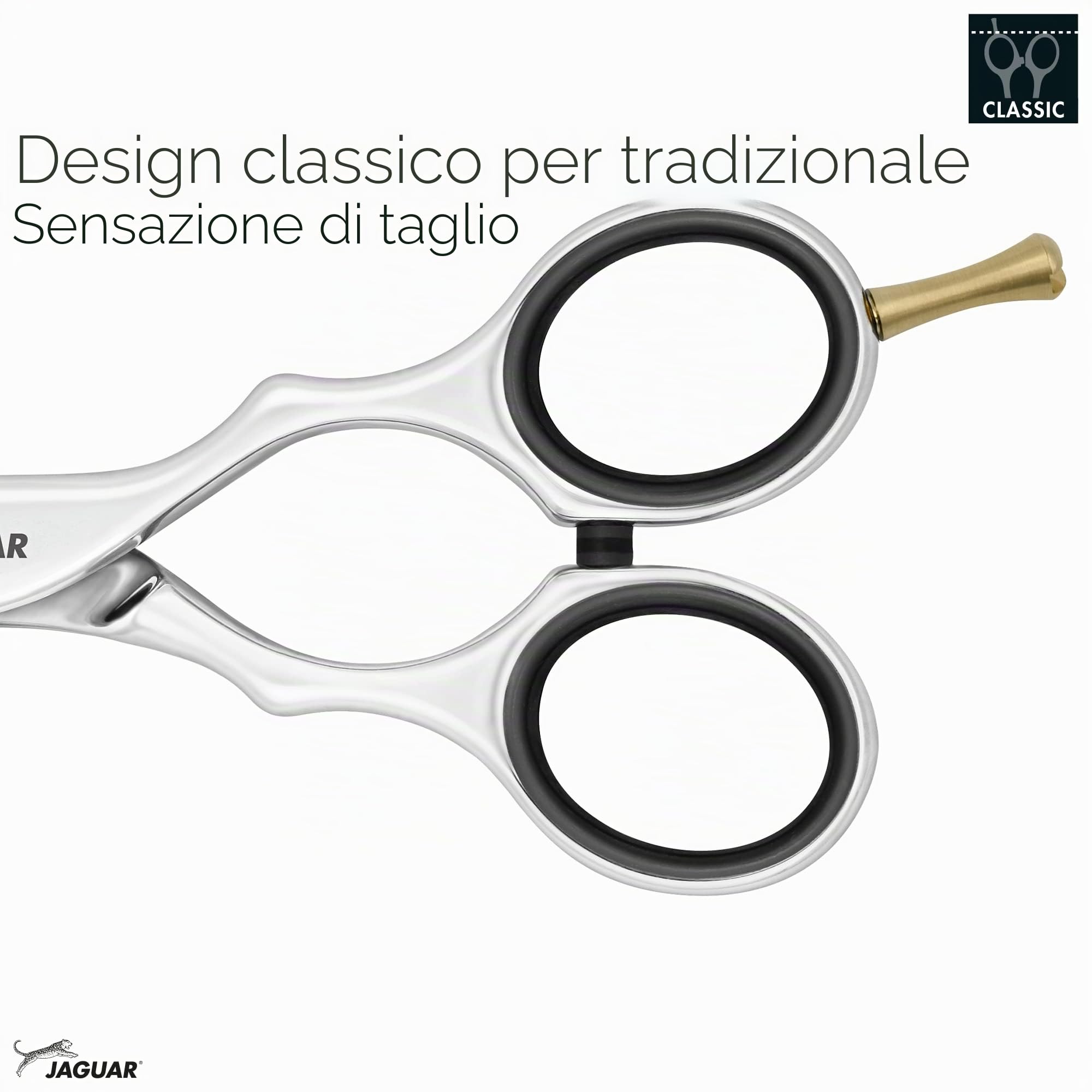 JAGUAR Forbici per capelli PRE STYLE ERGO P 5.0" | Forbici da parrucchiere dal design classico | lucidate | Made in Germany