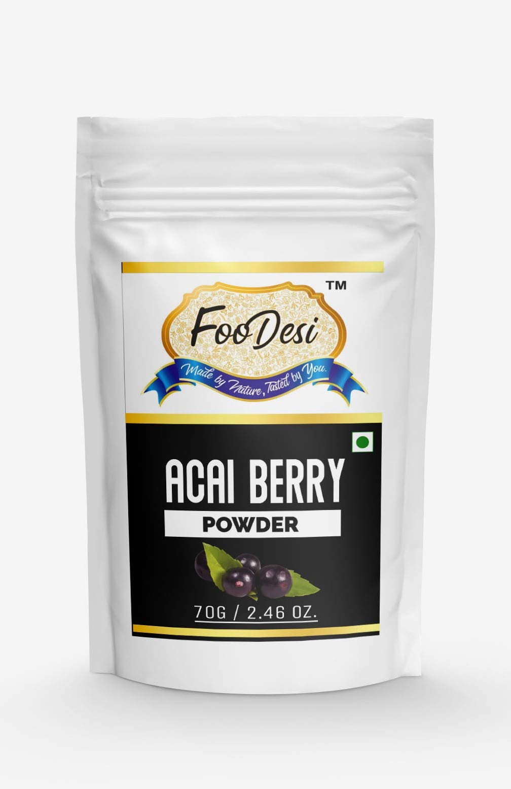 FOODESI Acai Berry Natural Fruit Powder 70 gm (B08QLY72J9) Amazon Price History, Amazon Price Tracker