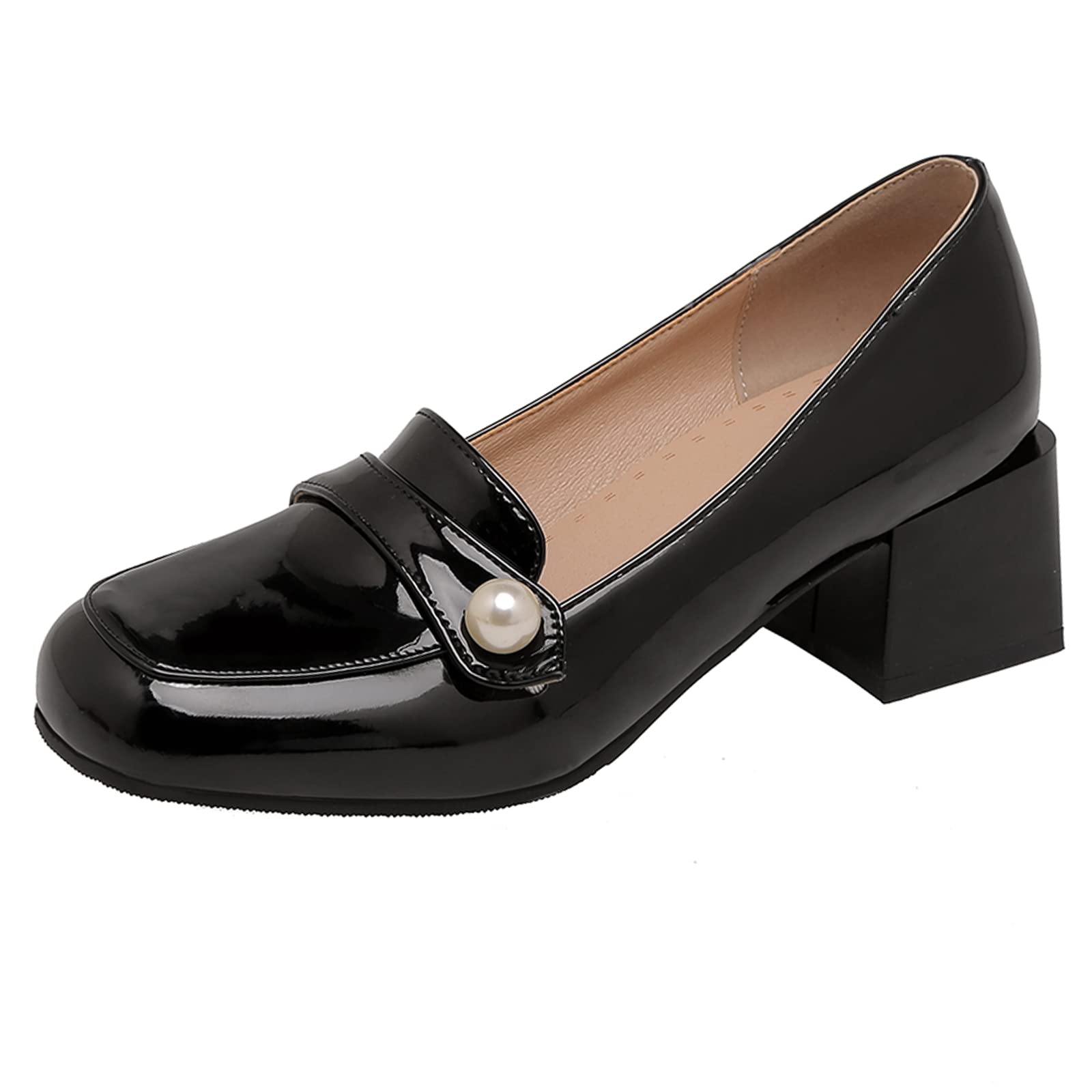 Mocassins femme habillés pour robe de bureau et uniforme professionnel confortable - 8