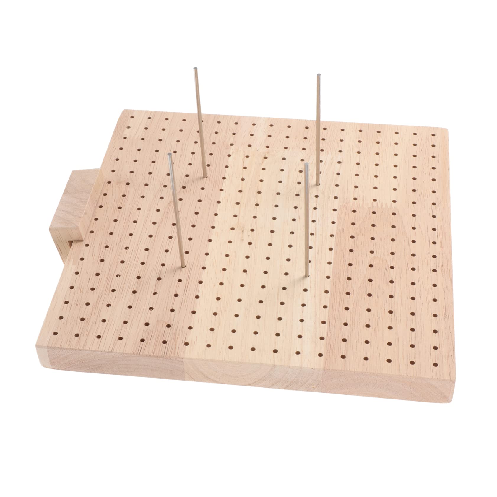 Tablero de Bloqueo de Madera de Crochet para Principiantes, 1 Set