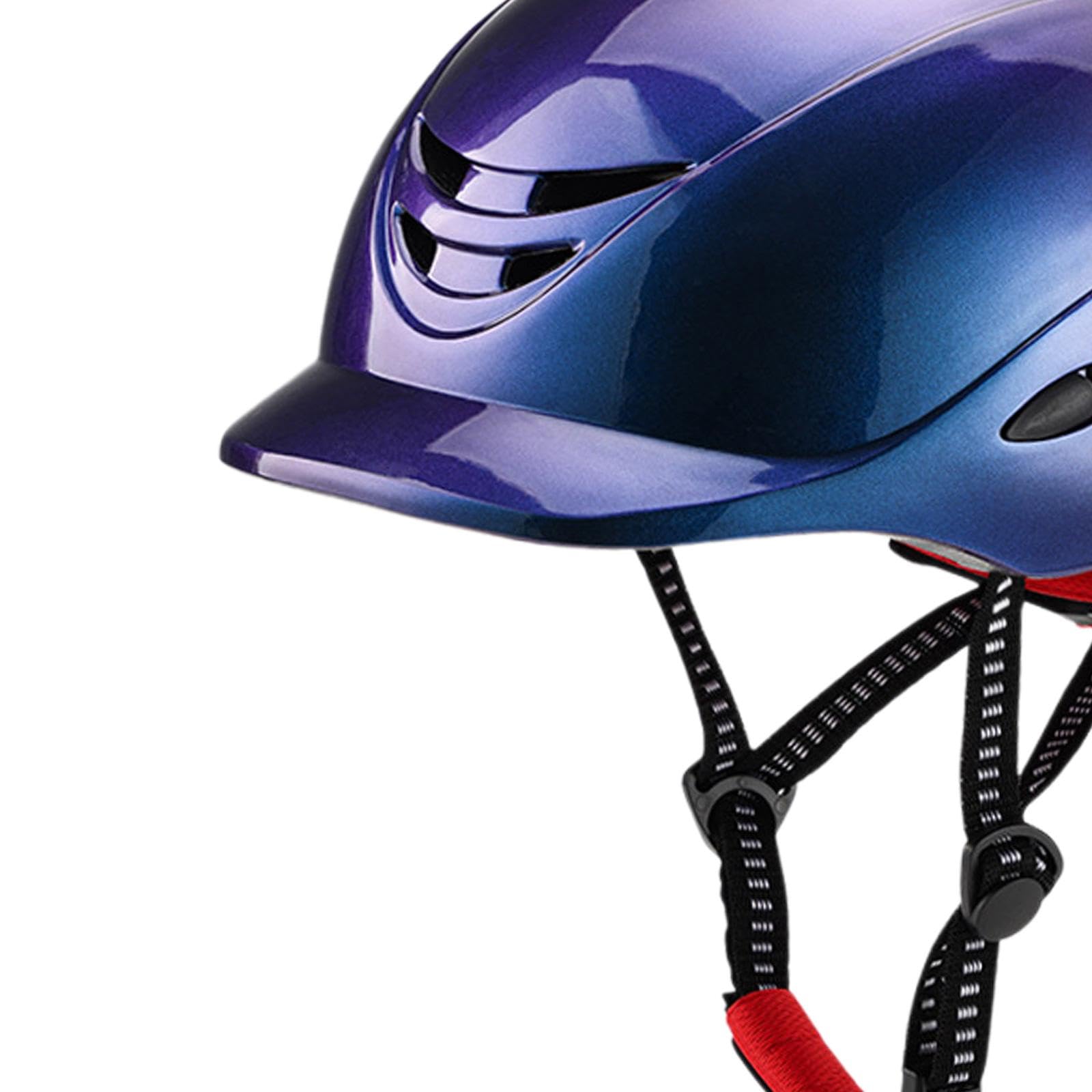 B Baosity Casco de Equitación Ligero de Material PC Gorro Ecuestre Protector con Forro Lavable Accesorio Ajustable para Montar Apto para Adultos Deportes