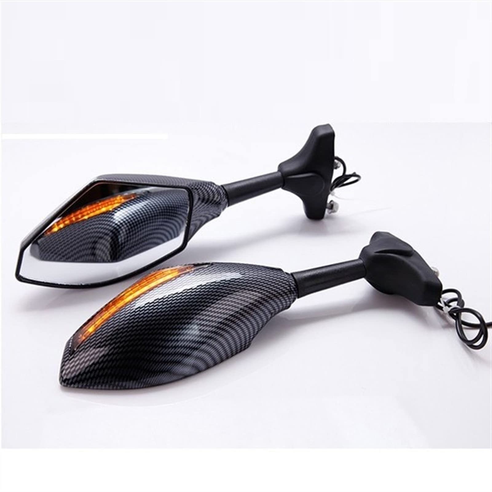 Rétroviseur clignotant moto Suzuki GSXR Hayabusa pour remplacer miroirs cassés