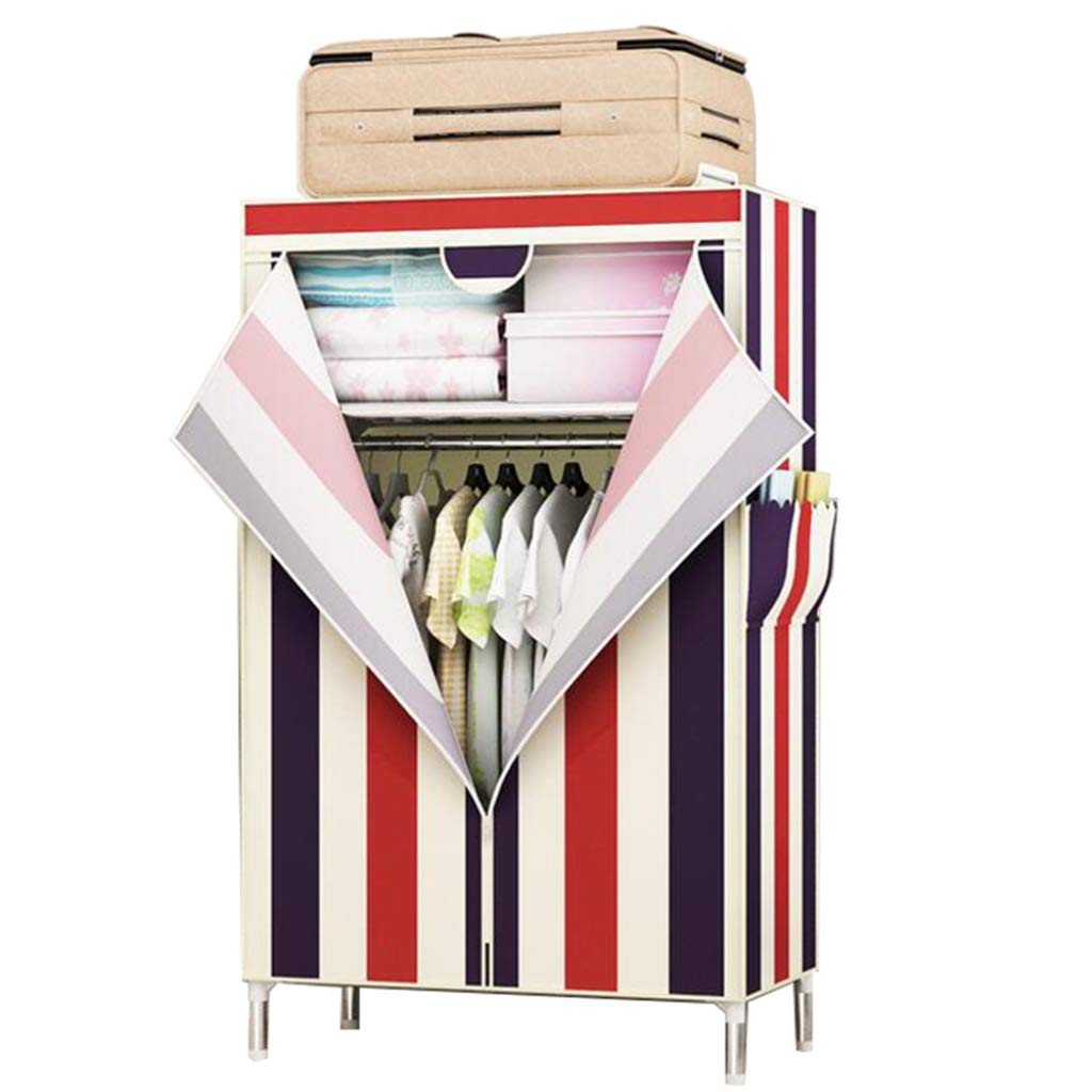 Armoire en tissu pliable et portable avec rangement pour vêtements
