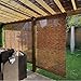 WZLSQLTY Bamboo Roller Shades Sunshades for Indoor/Outdoor Patio Porch Privacy, Blackout Bamboo Blinds 26