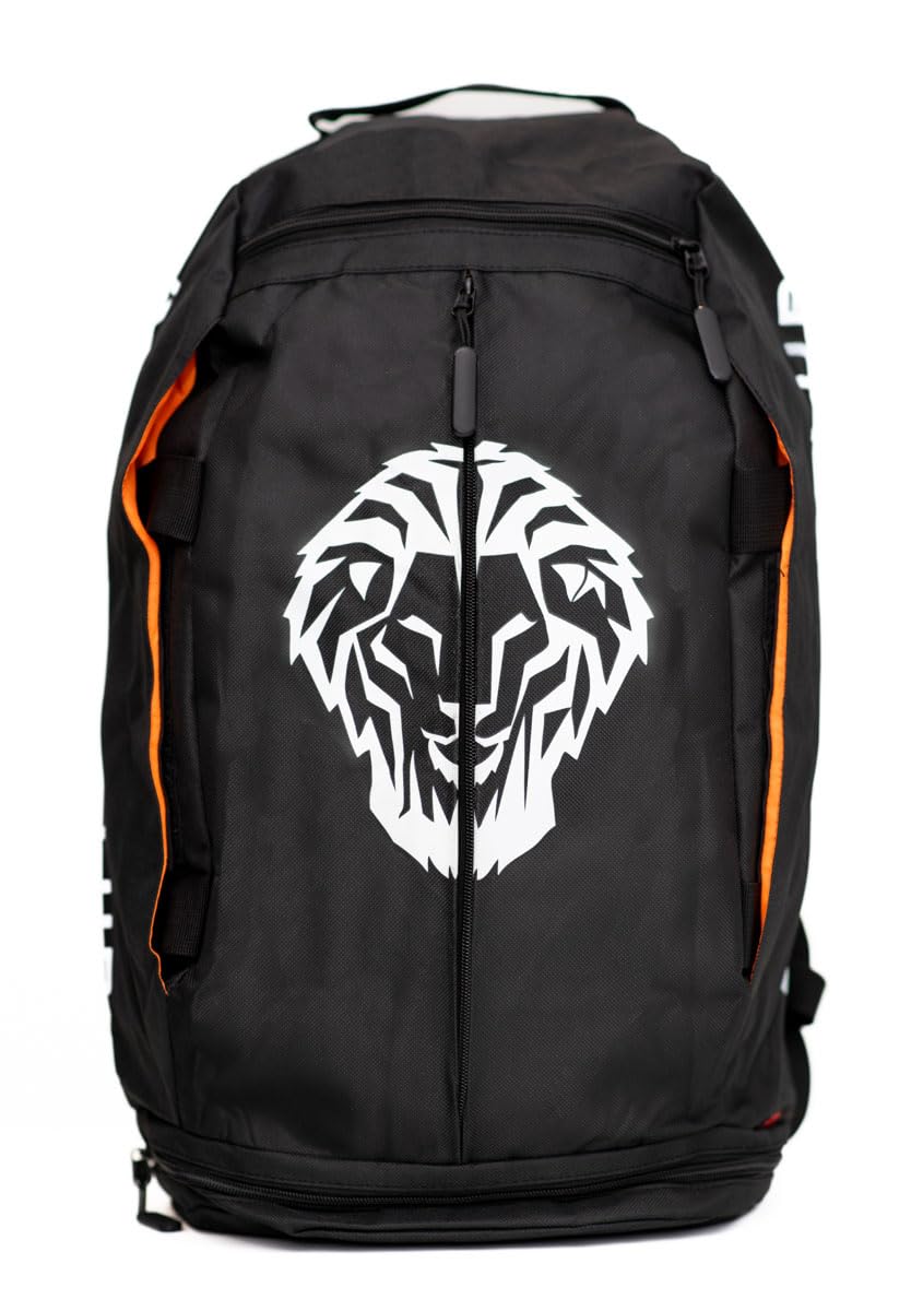 Athletic Club Mochila + Bolsa de Deporte 2 en 1, Negro, 51 x 29 x 22 cm, Asas ocultas, Bolsillos Múltiples, Producto Oficial