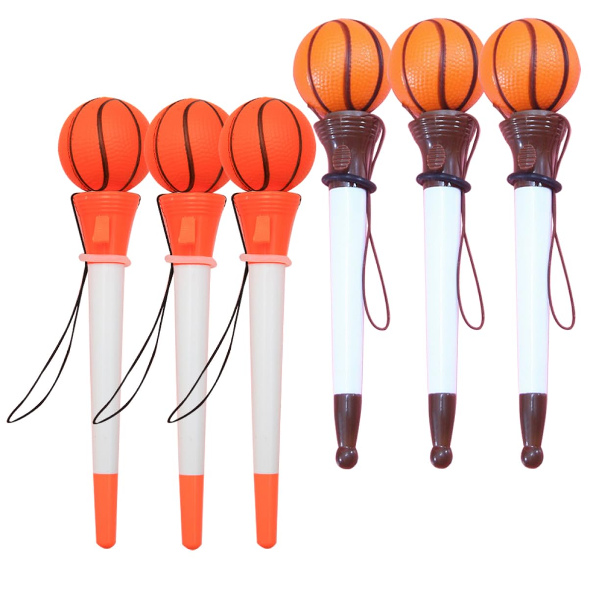 NUOBESTY 4 Set Penna A Sfera Da Basket Penne Per Ragazzi Evidenziatori Cestino Sport Netball Pennagel Penne A Inchiostro Nero Per Donna Penne A Sfera Da Basket Plastica 6 Pezzi * 4