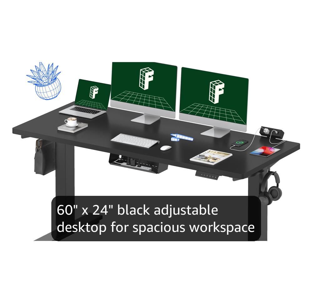 Amazon.com: FLEXISPOT EN2 Whole-Piece Standing Desk with Clamp