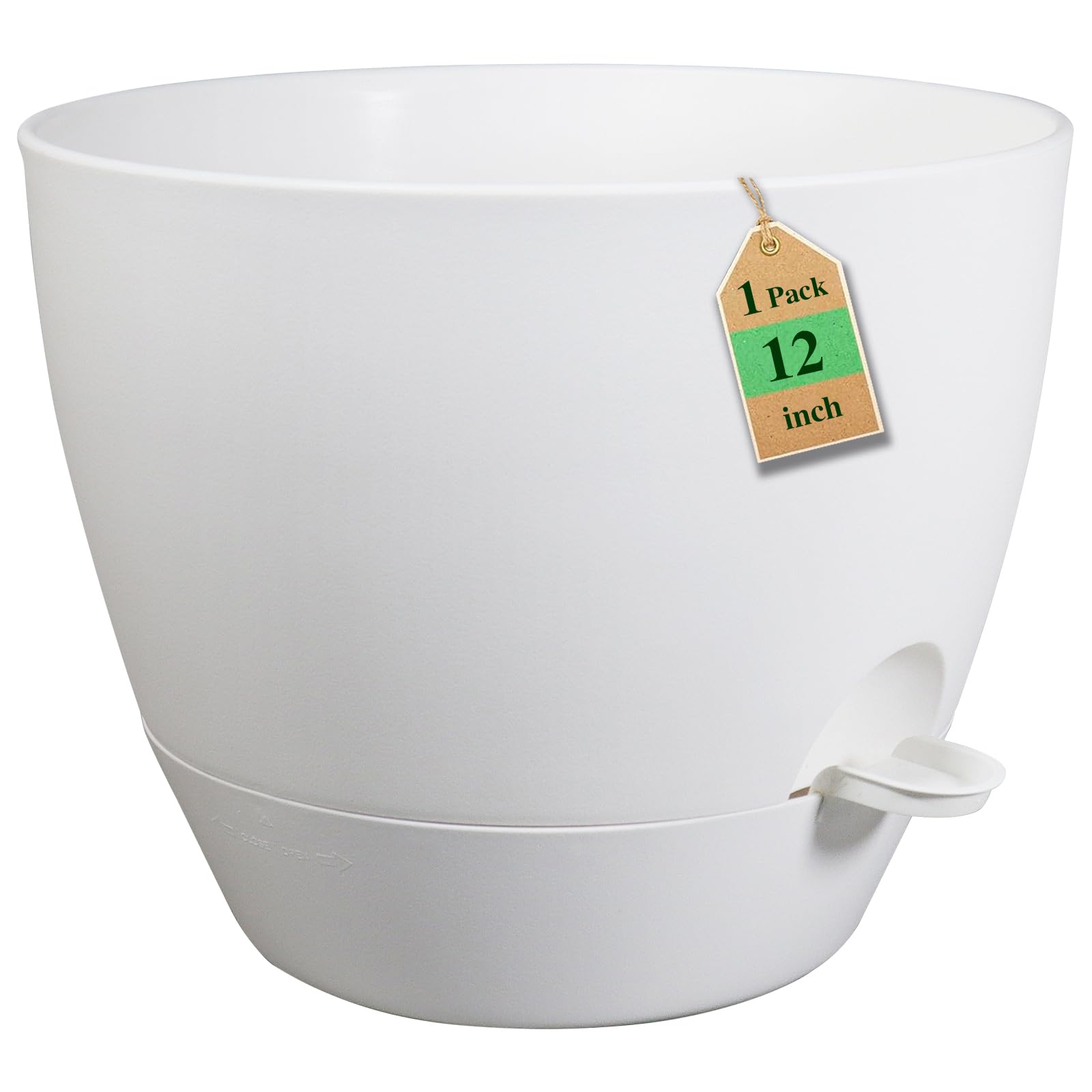 WSMKSZ 12 inch Large Self Watering Pots