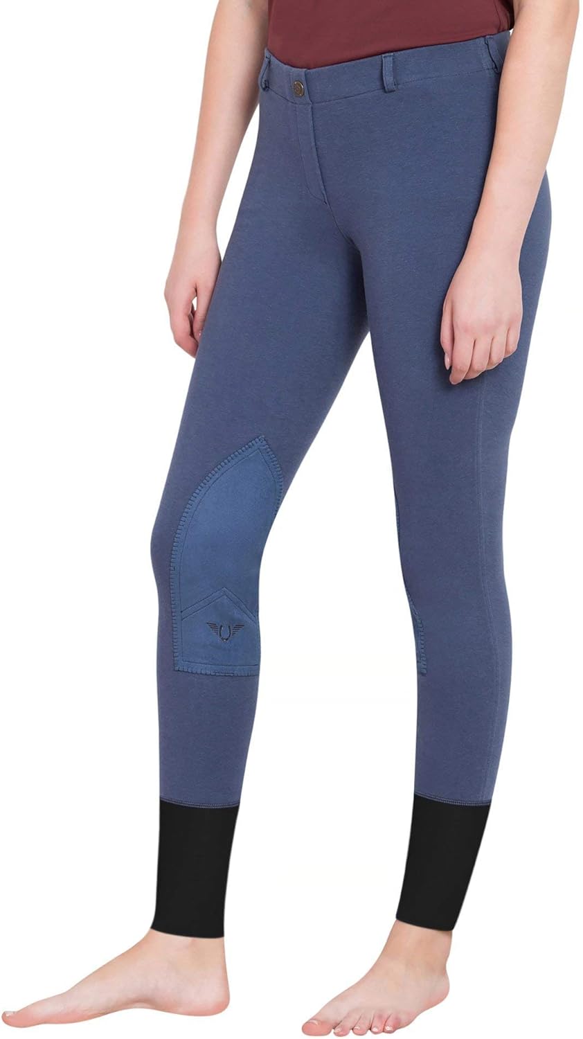 TuffRider Ladies Starter LowRise Pull-On Knee Patch Breeches