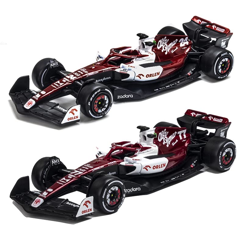 Amazon.com: JODIYAAH Bburago 1:43 2022 Alfa Romeo F1 Racing Team