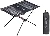 Naturehike Ultralight Folding Table Outdoor Camping Portable Outdoor Tea Aluminum Alloy Table for Picnic, Camp, Beach Dark