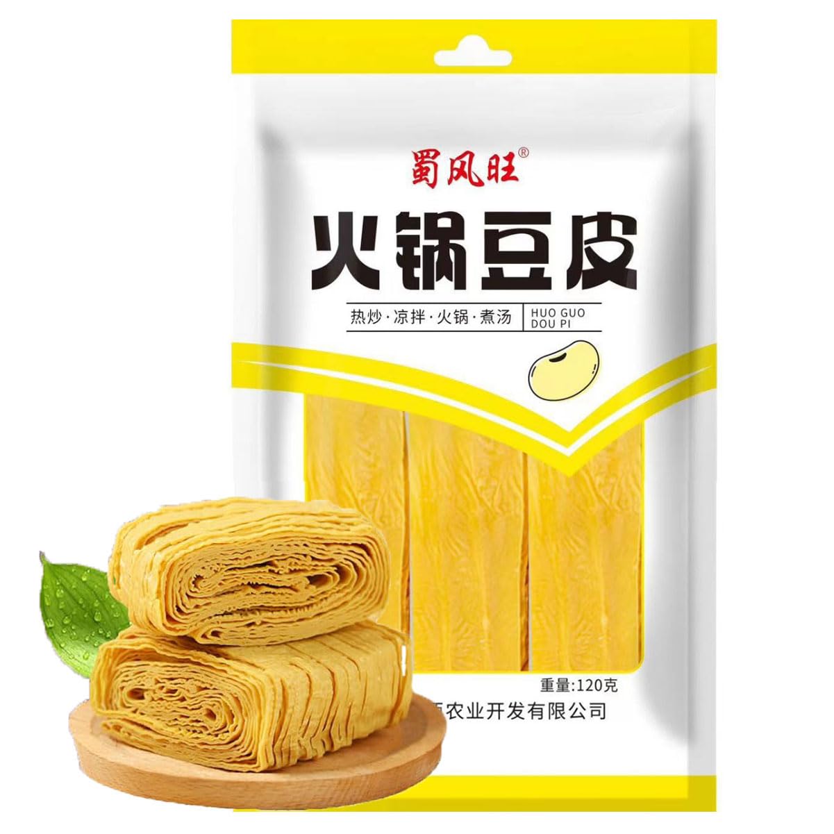 Dried Tofu, Dried Tofu Skin Soybean Tofu Skin, Hot Pot Food Materials, Bean Products豆腐皮Doufupi Youdoupi 120g/4.23oz