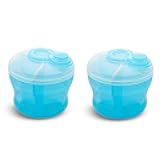 Formula Dispenser, BPA Free, 3 9oz Sections, Blue, 2 Pack