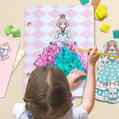 Miniatura 7 de Childhood Infinite Dream pintado a mano, juego de pintura de acuarela de bolsillo para niños, juego de libros de pintura de acuarela de bolsillo 3D