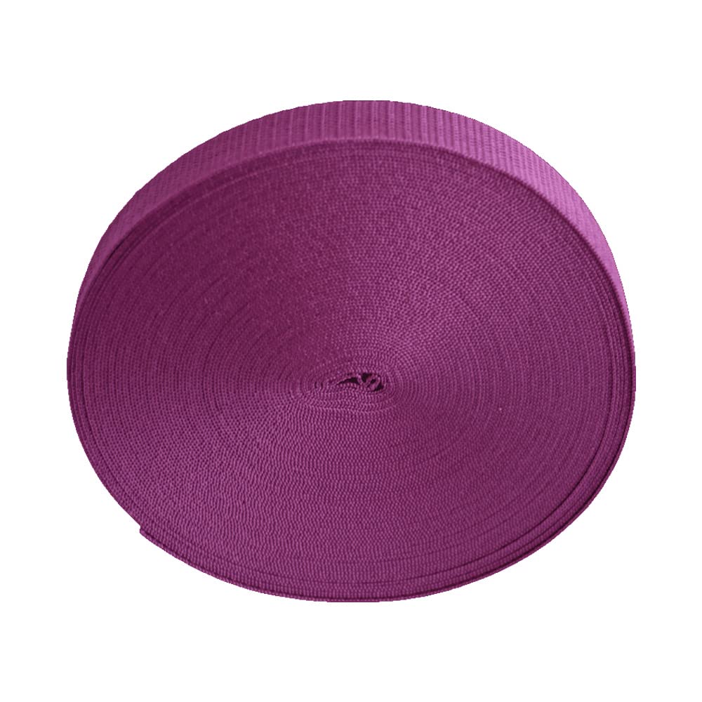 Polypropylene Webbing Straps 20mm 25mm 30mm 38mm 40mm 50mm Tape Backpack Luggage Straps Crafts Outdoor DIY Colours Lengths (50mm/10m, Purple)