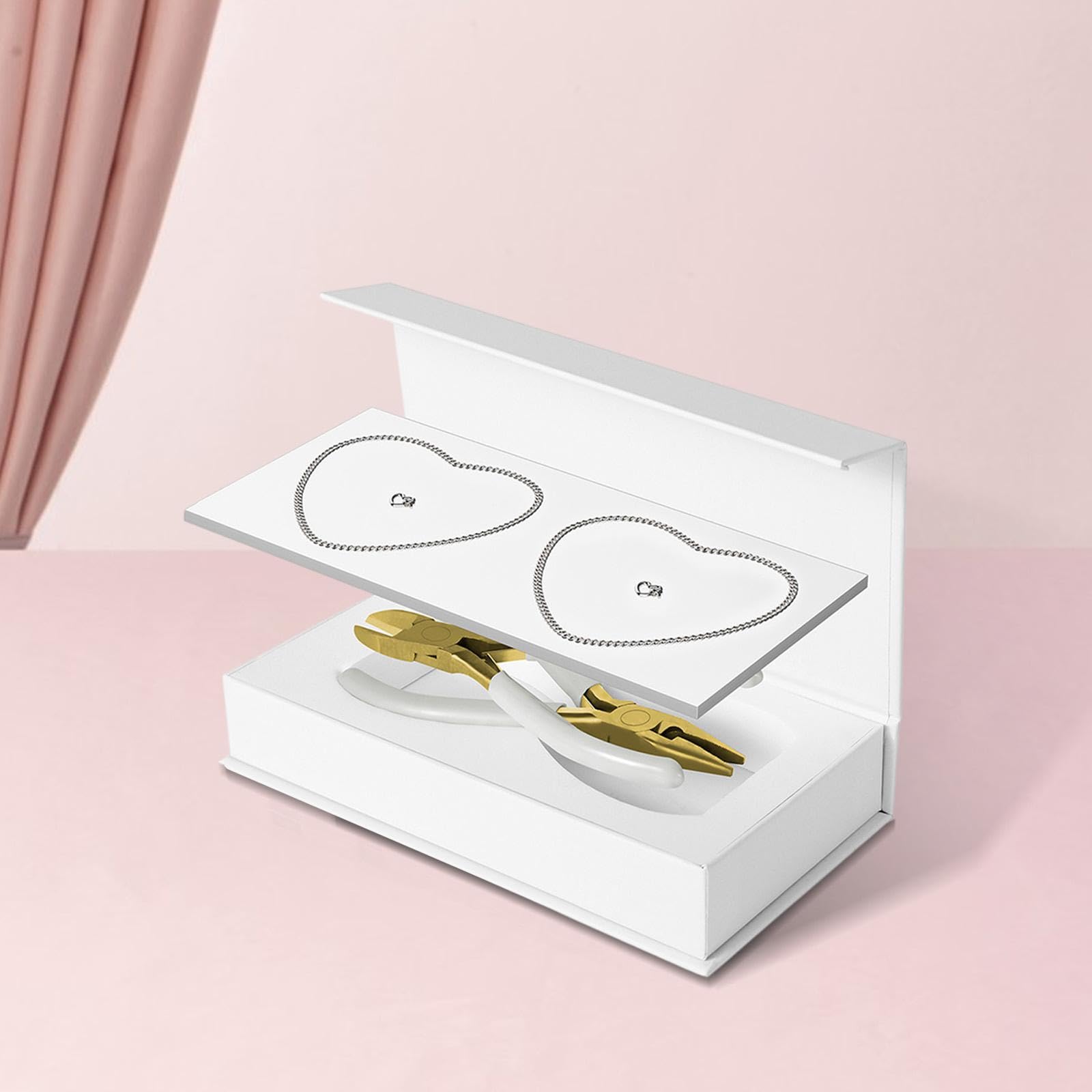 Perfeclan Permanentes Armband-Set, Geschenke für Paare, leichtes Armband-Herstellungs-Set, Schmuck, für Valentinstag, Hochzeit, Strand, Geburtstag