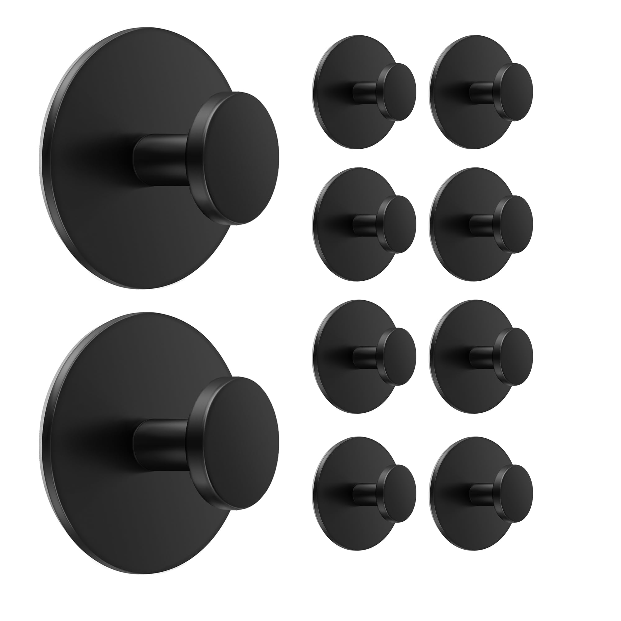 bussdis 10 Pack White Adhesive Wall Hook