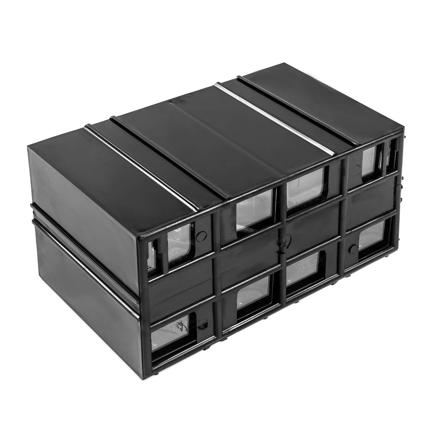 12 pezzi scaffale per cassetti espandibili, modulo combinato, trasparente