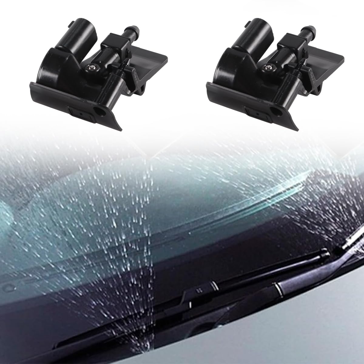Compatibile con getto lavavetri anteriore sinistro destro BMW X1/X6, ugello lavavetri, getto tergicristallo 2006-2015 61667183343