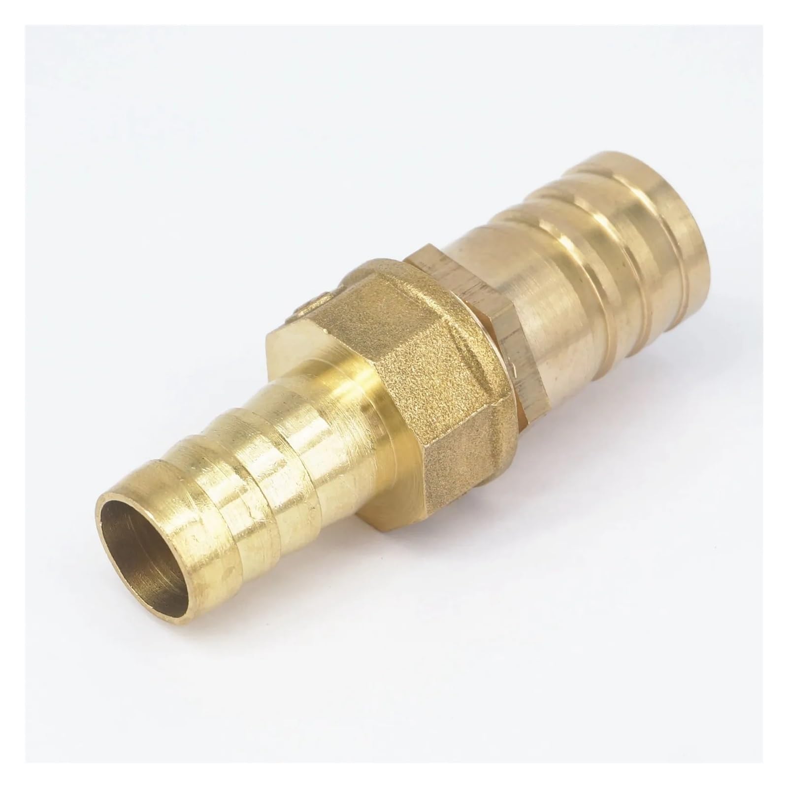 BIANMTSW Fit For Hose I/D 8mm To 16mm Brass Hex Tube Reducer Hose Fitting for Fuel Gas Water