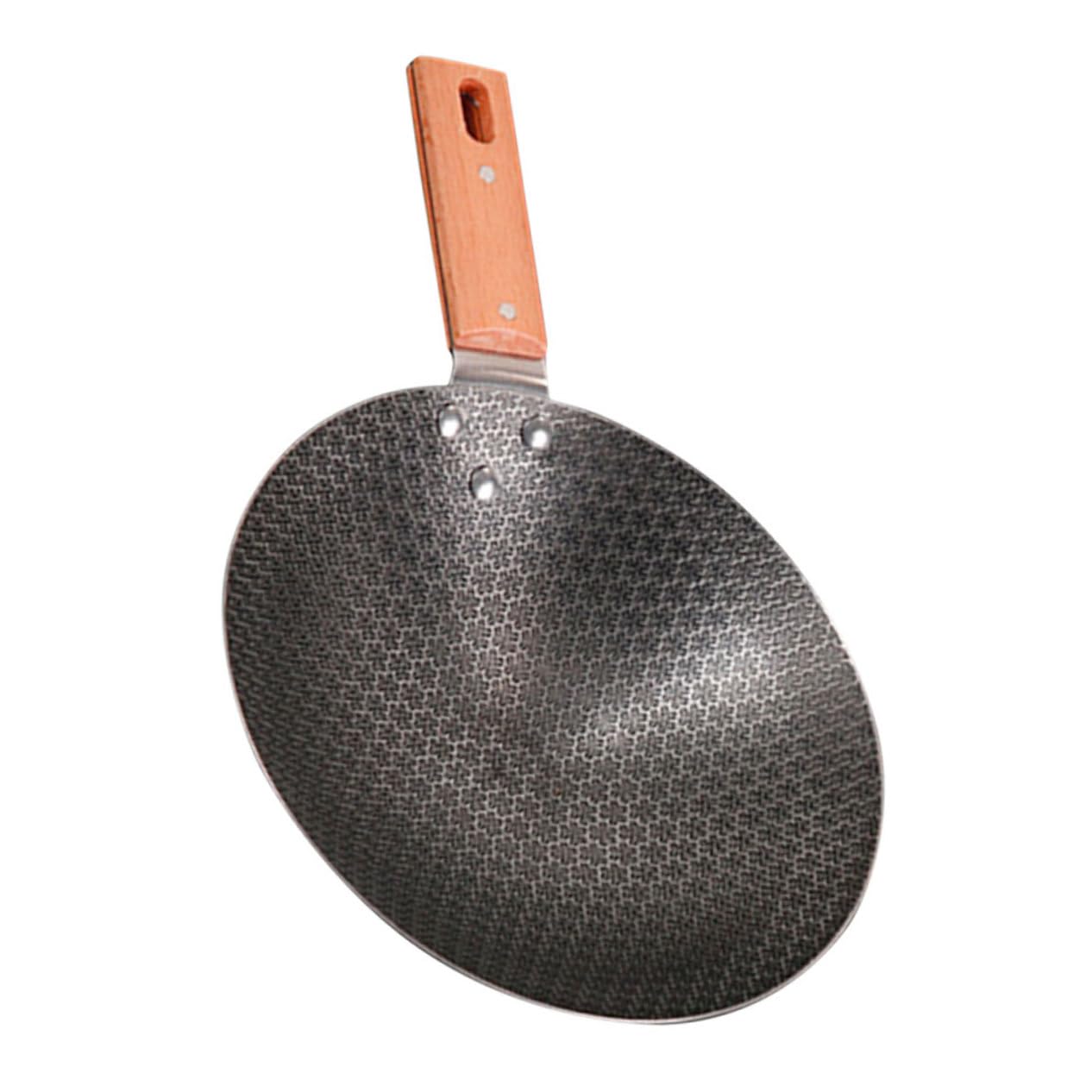 POPETPOP Chinese Small Wok Pan Woks for Electric Stove Heat Resistant Kitchen Frying Pan Non-stick