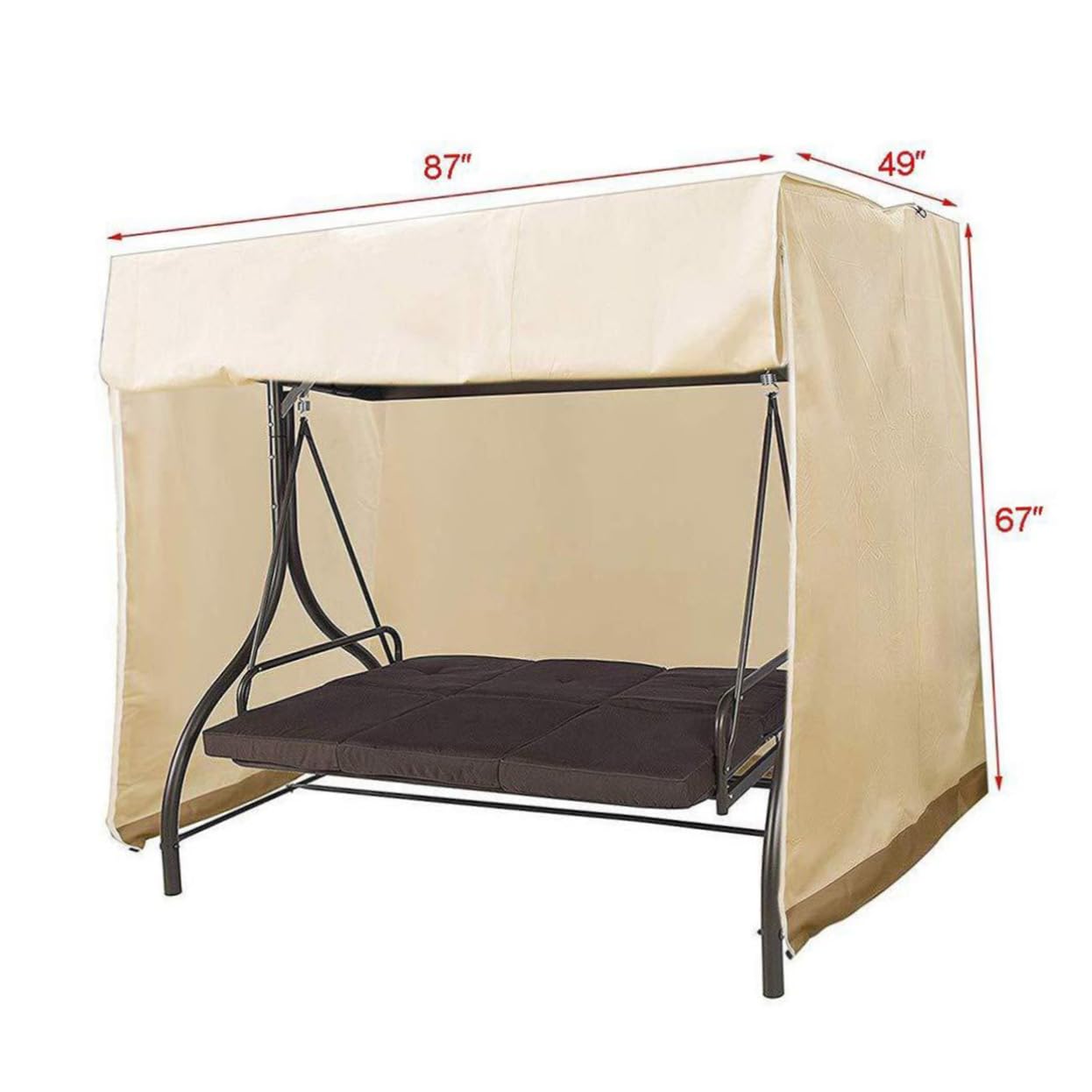 SUPVOX Housse De Protection Pour Balancelle Housse De Chaise Extérieur Pour Balancelle