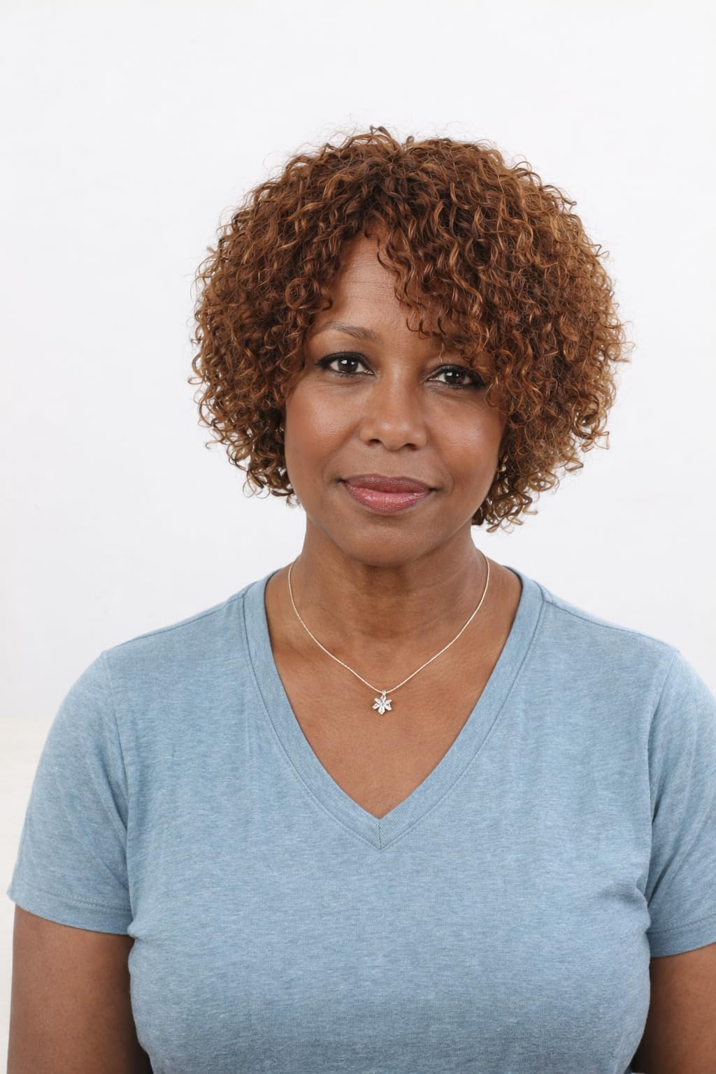 ManeMajesty Glueless Short Kinky Curly Human Hair Wig 8" Brazilian Virgin Hair for Black Women, Ombre 4/30 Highlight Brown Blonde Blend 3B-3C Curly