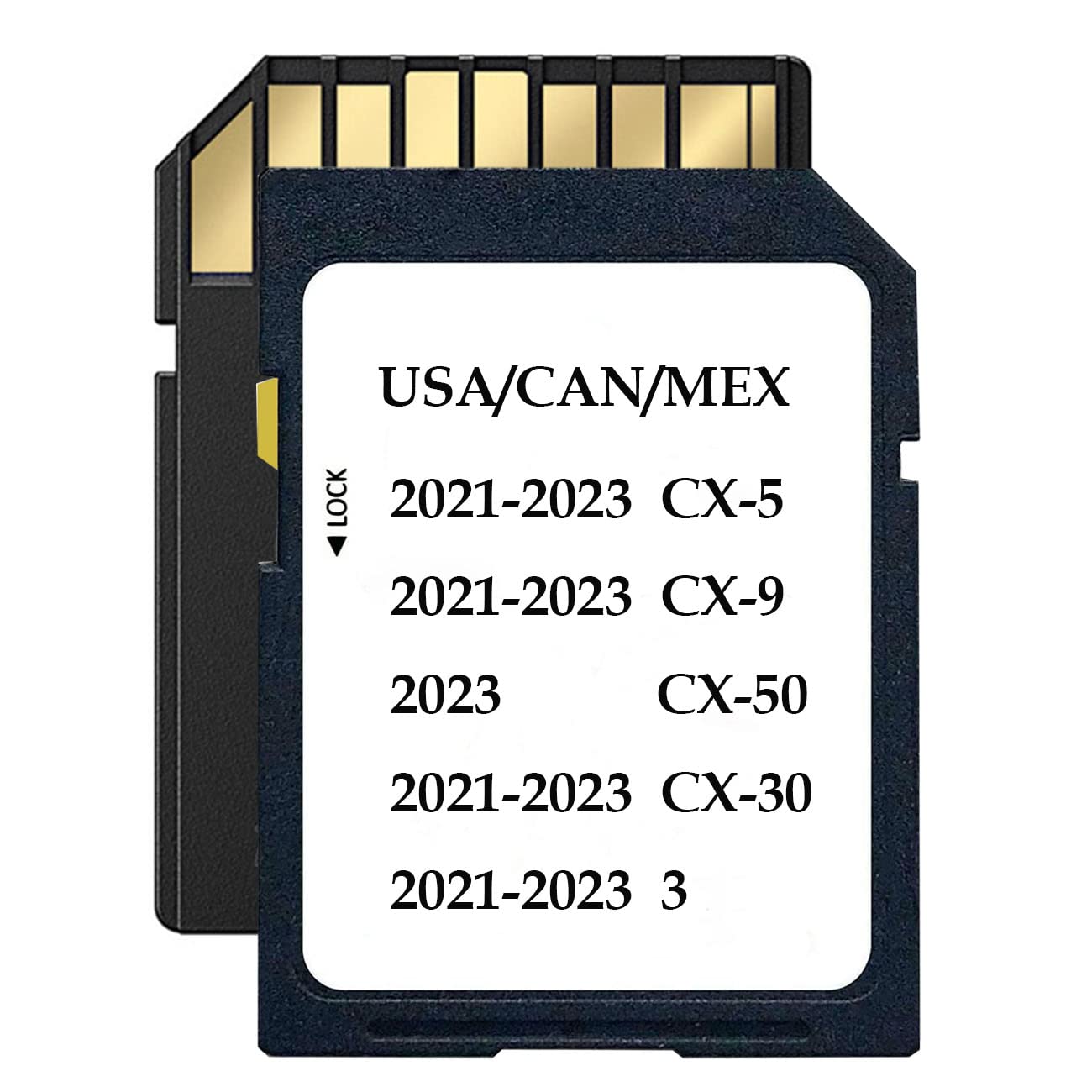 2022 Latest Map Version TD2K66EZ1A GPS Navigation SD Card 3 CX-5 CX-9 CX-30 2021 2022