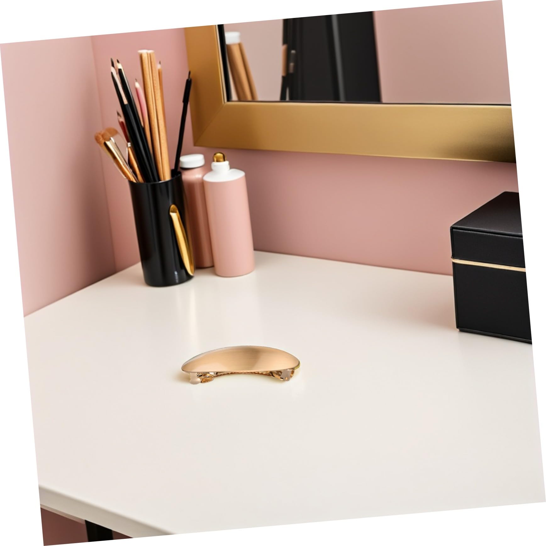 6 Piezas Clips Franceses Ovalados de Metal para Mujer Pinzas Elegantes para Cabello Grueso y Fino Accesorios Versátiles para Eventos Formales y Diario Diseño Chic Parisino y Plata