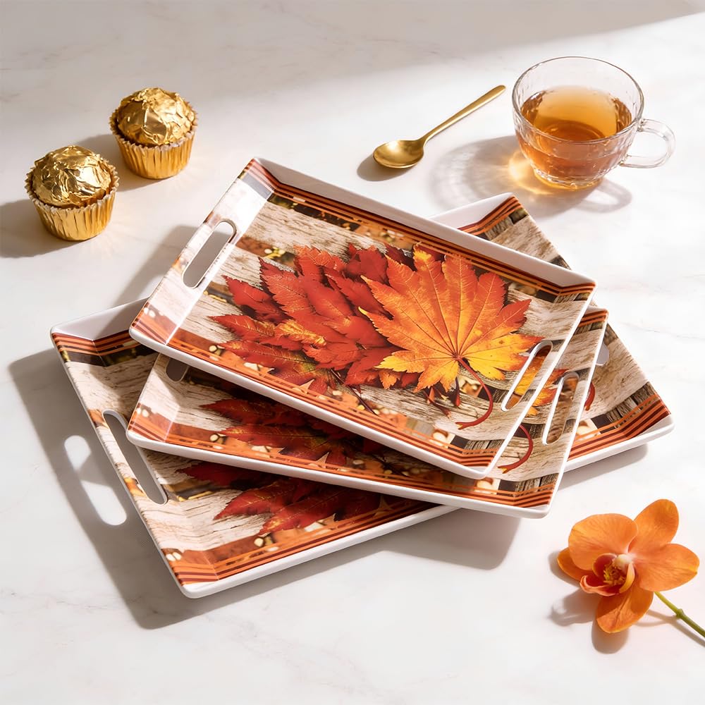 U.P.C. Villori Serving Tray Set - 3 Sizes -9
