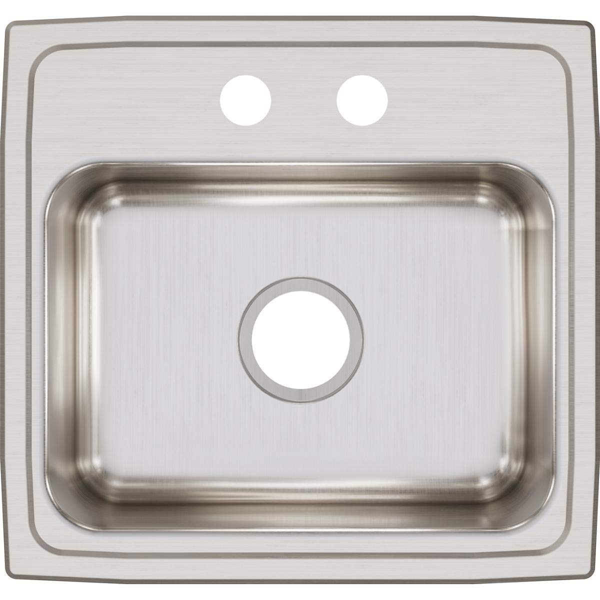 Elkay Lustertone Classic LR19182 Single Bowl Drop-in Stainless Steel Sink