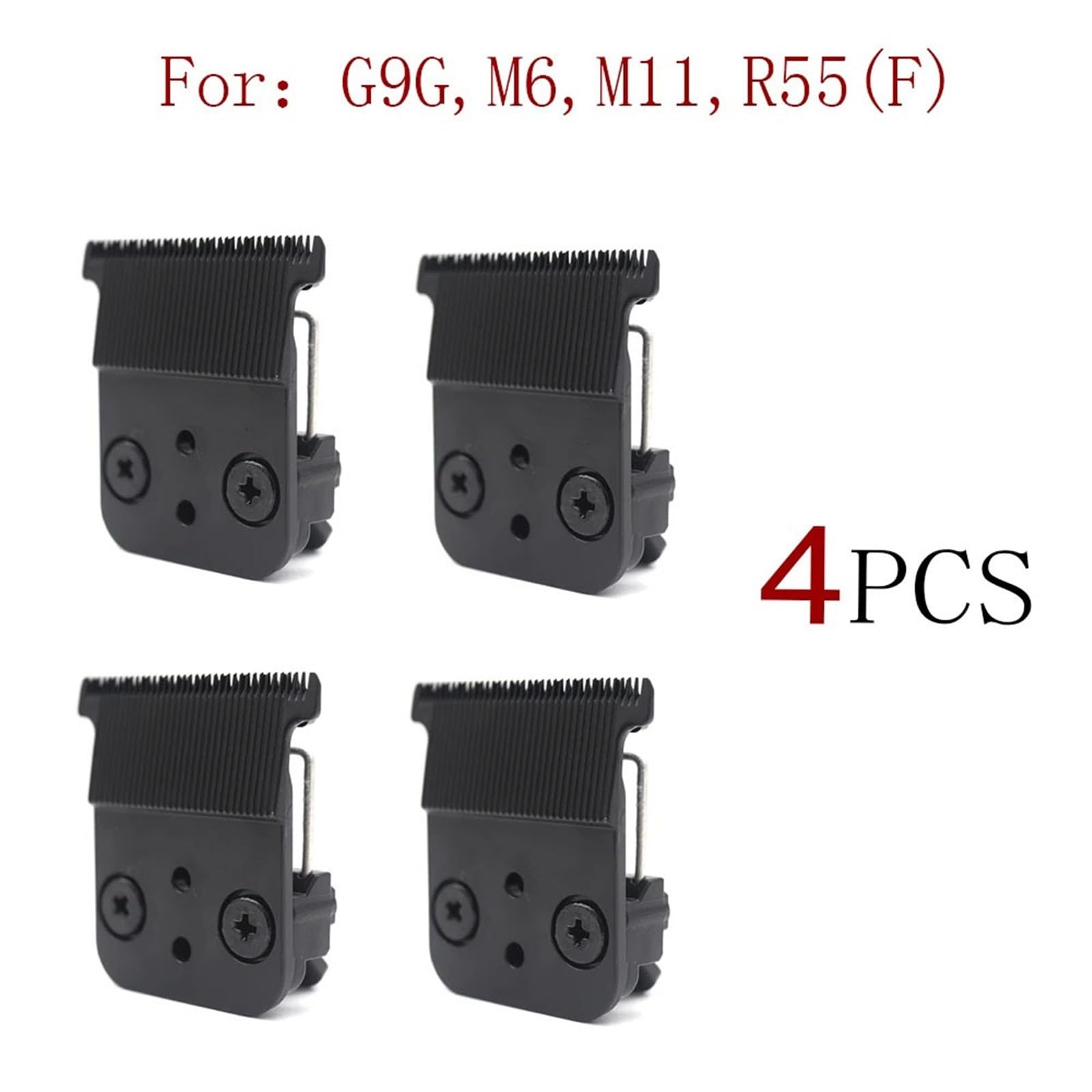 Cabezal de cuchilla para recortadora,Compatible Con Kulilang,R55 R55F(G9G Blade 4PCS)