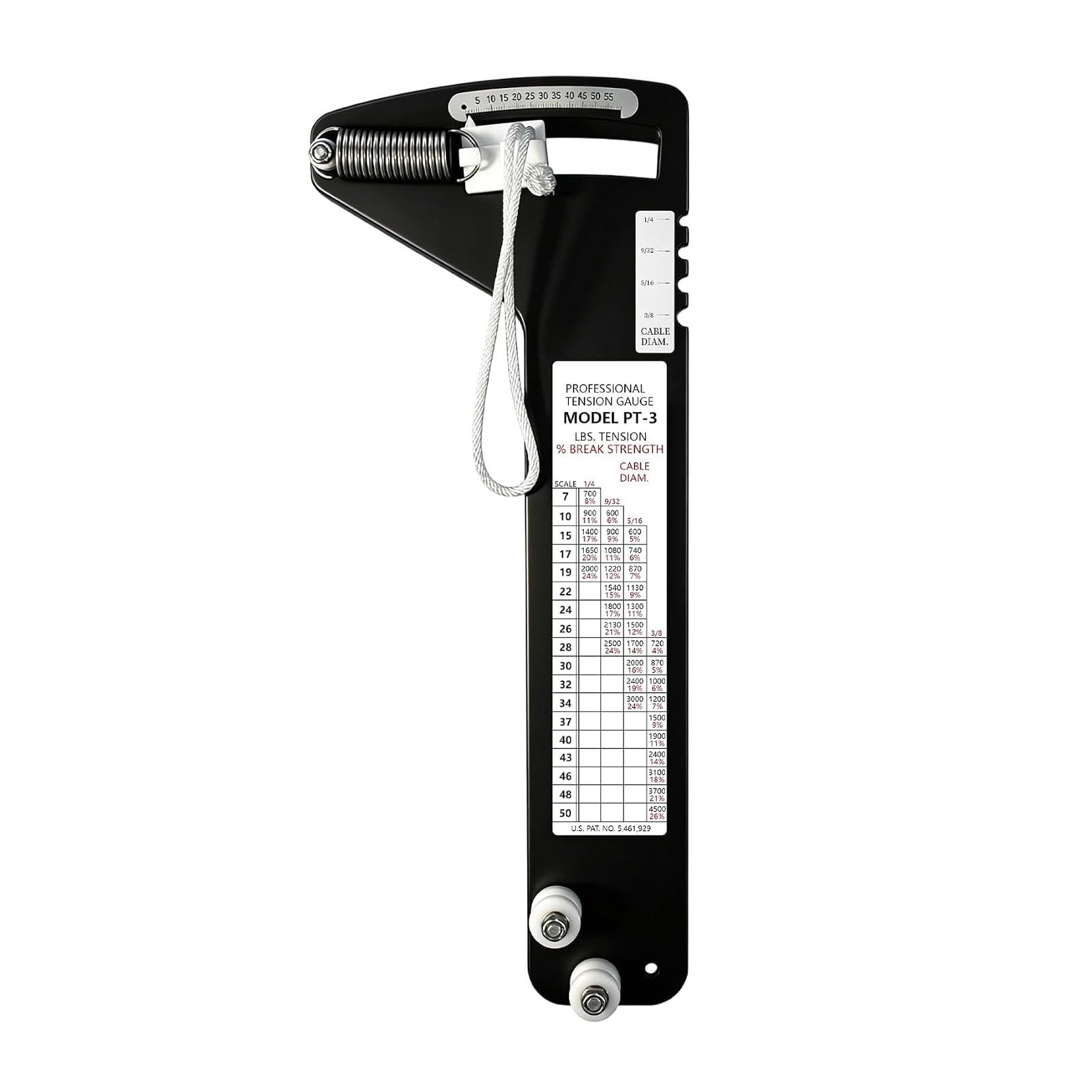 Jauge de Tension de Gréement de Voilier PT-3, capacité de 4 500 Lb