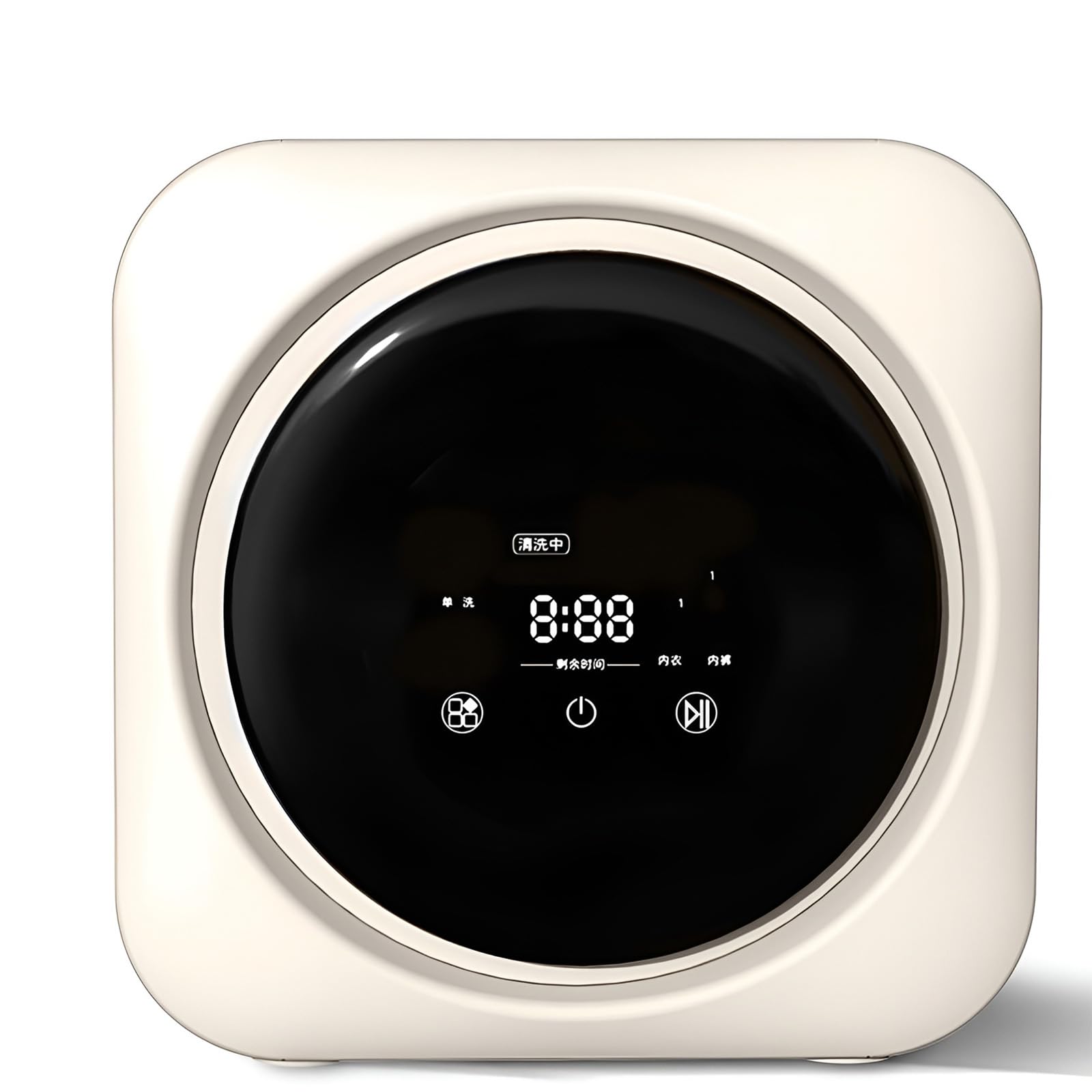 Mini sèche-linge 3,5 L tout automatique et compact en acier inoxydable