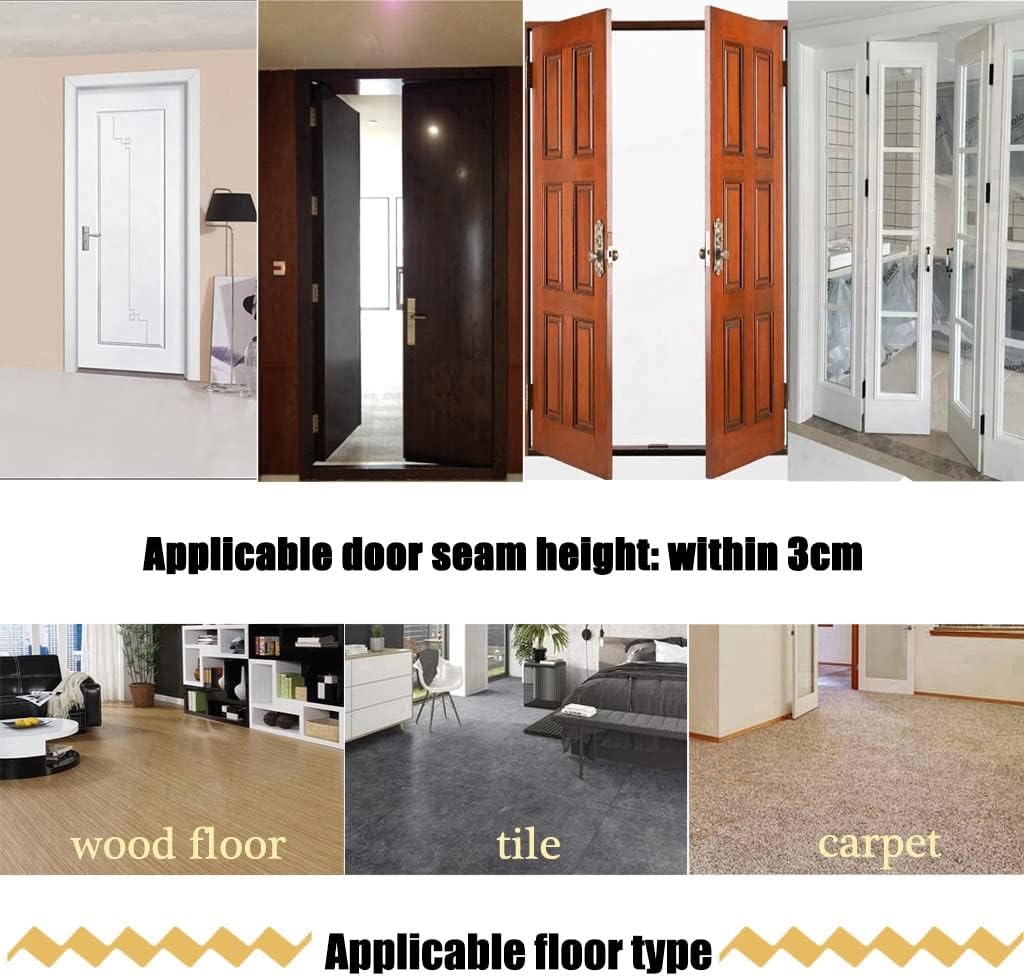 Door Wedge Stopper Apartment Anti-Collision and Wear-Resistant Fixed Door Stops, Classical Industrial Style Bird Decoration Door Stopper, (Color : Black, Size : 13.8 * 4.7 * 7.3cm)