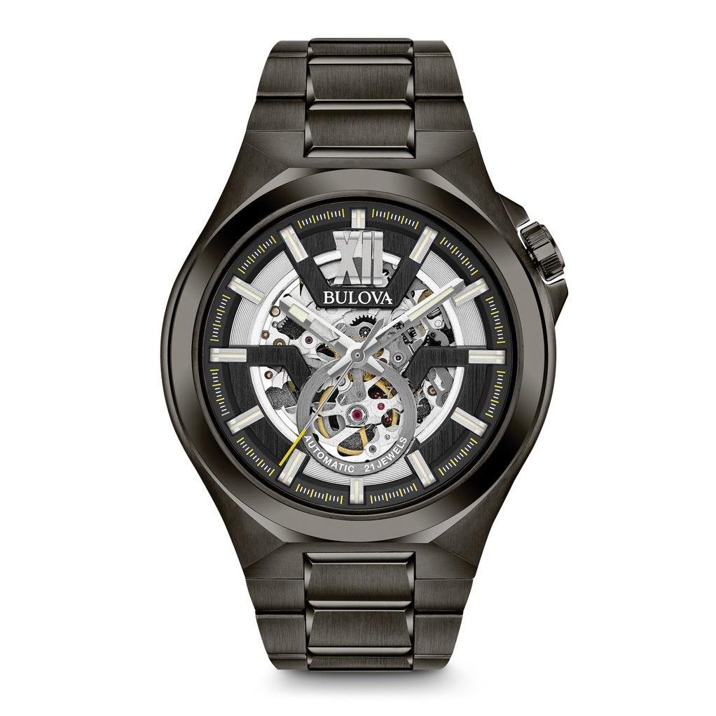 Bulova Mens Automatic Stainless Steel Casual Watch, Color:Grey (Model: 98A179) (B01M9ID1CW) Amazon Price History, Amazon Price Tracker
