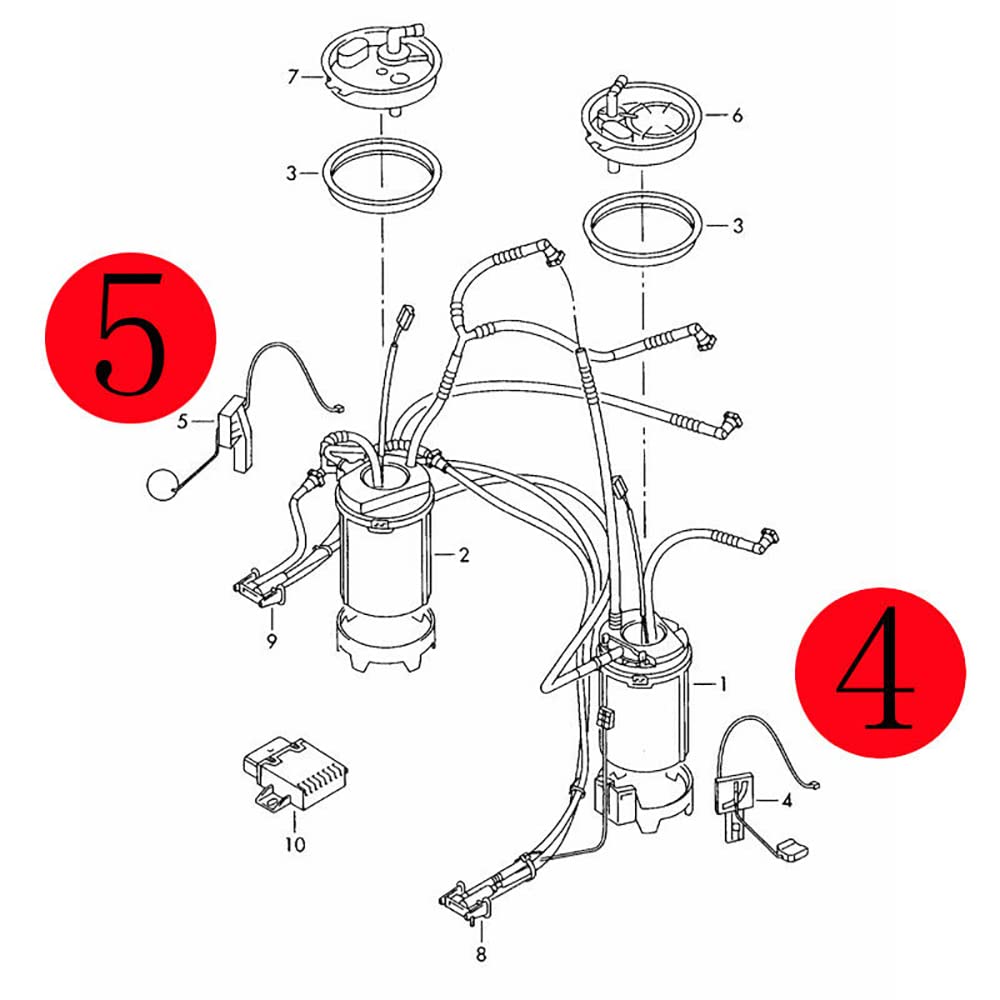 Amazon.com: New Fuel Level Sensor 7P0919673H for VOLKSWAGEN 